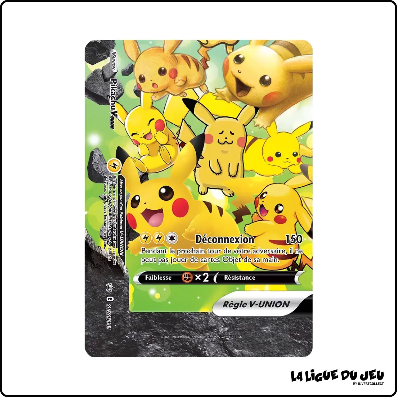 Promo - Pokemon - Épée et Bouclier Promo - Pikachu-V-UNION SWSH141