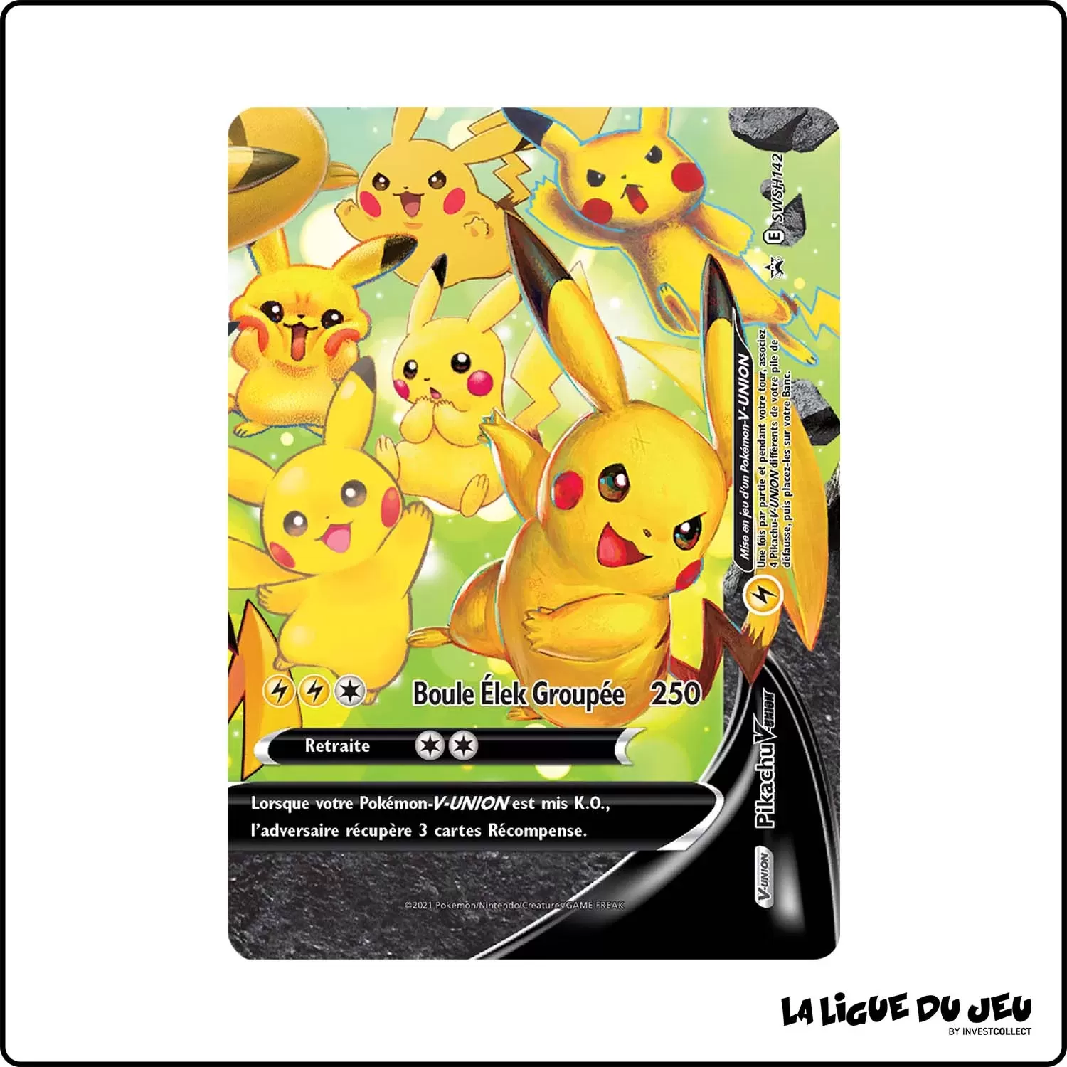 Promo - Pokemon - Épée et Bouclier Promo - Pikachu-V-UNION SWSH142