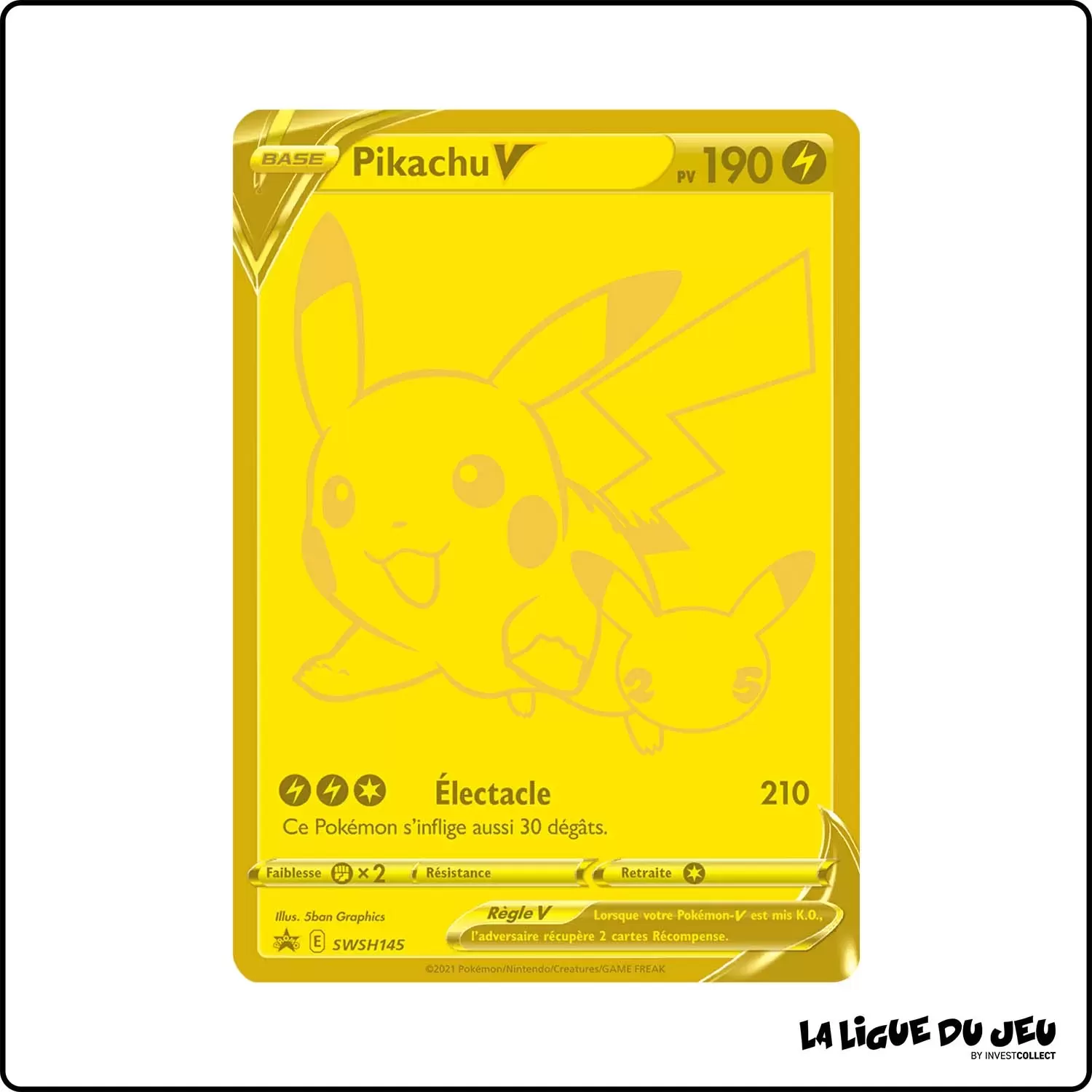 Promo - Pokemon - Épée et Bouclier Promo - Pikachu-V SWSH145