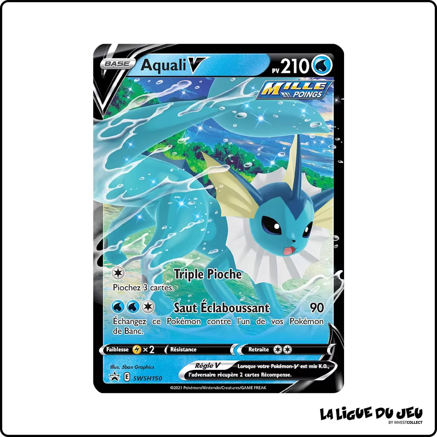 Promo - Pokemon - Épée et Bouclier Promo - Aquali V SWSH150 The Pokémon Company - 1