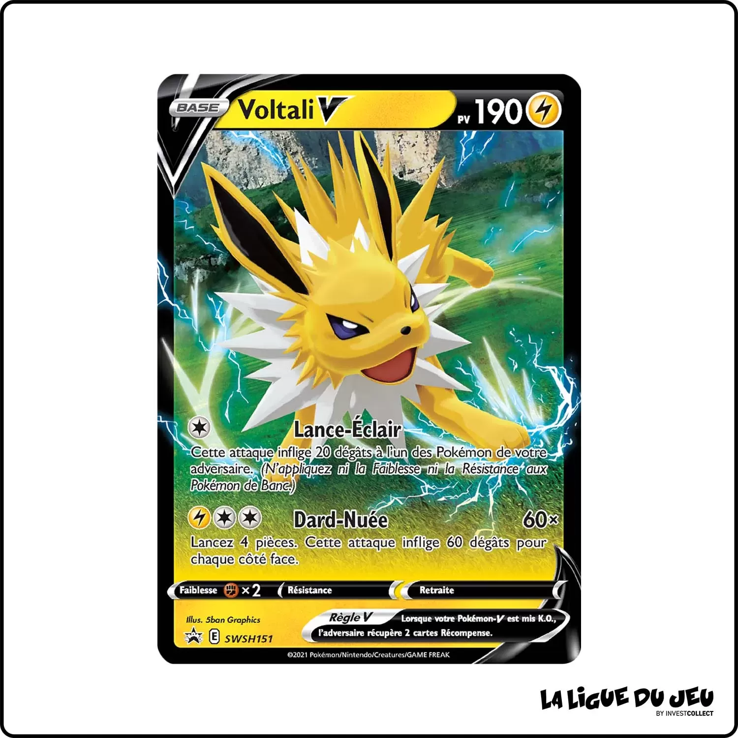 Promo - Pokemon - Épée et Bouclier Promo - Voltali-V SWSH151