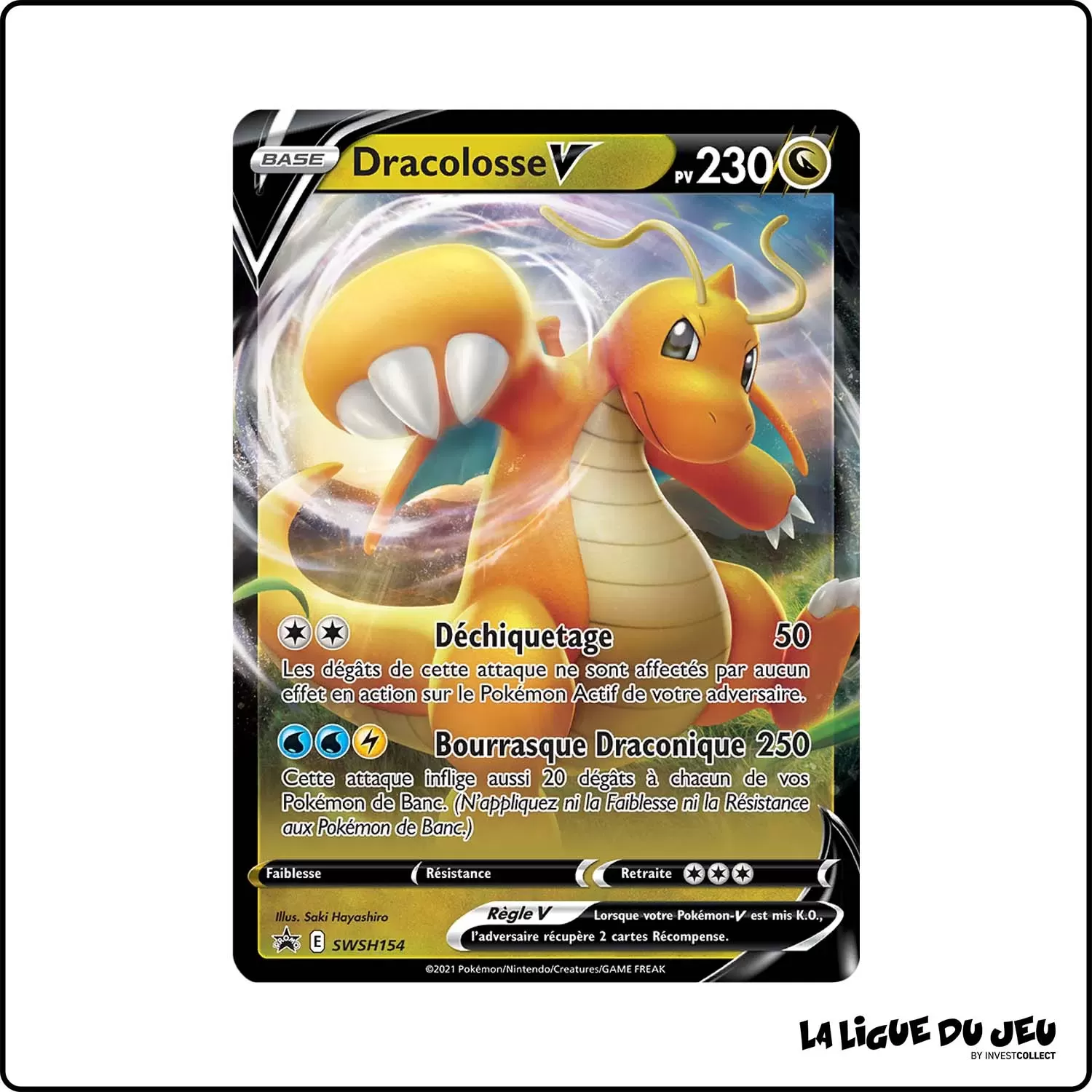 Promo - Pokemon - Épée et Bouclier Promo - Dracolosse V SWSH154 The Pokémon Company - 1