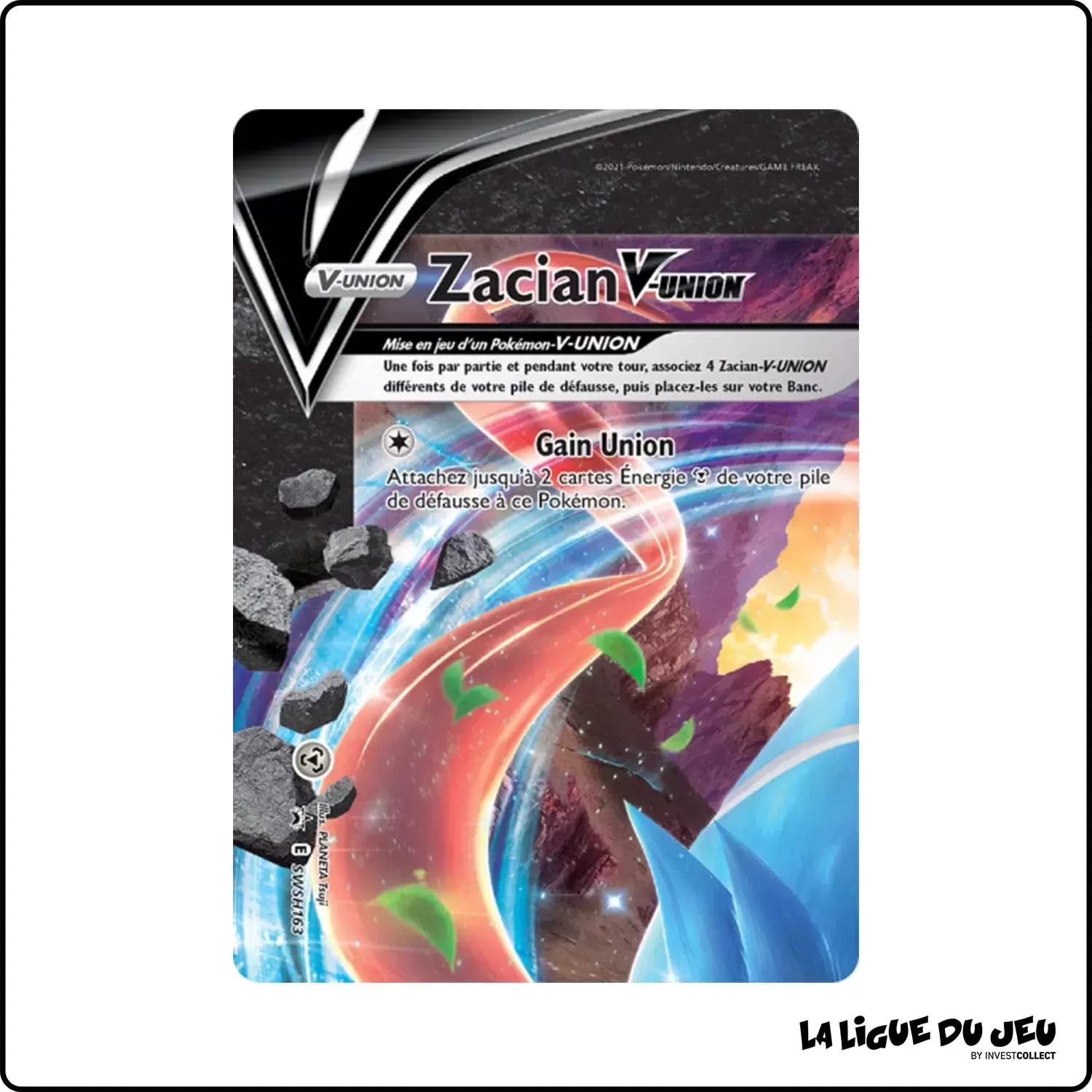 Promo - Pokemon - Épée et Bouclier Promo - Zacian-V-UNION SWSH163