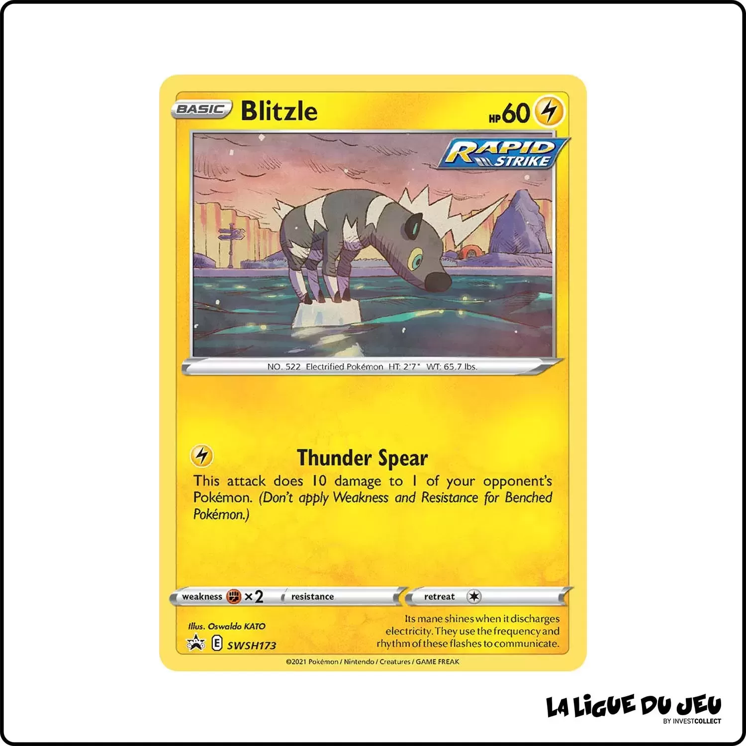 Promo - Pokemon - Épée et Bouclier Promo - Zébibron SWSH173