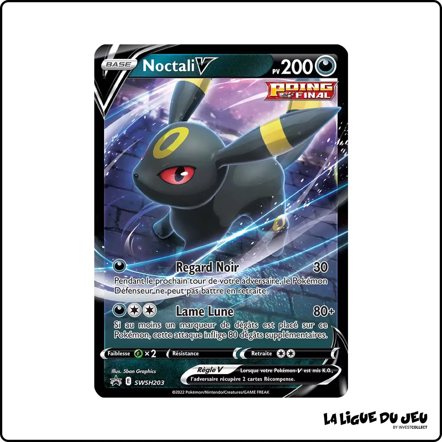 Promo - Pokemon - Épée et Bouclier Promo - Noctali-V SWSH203