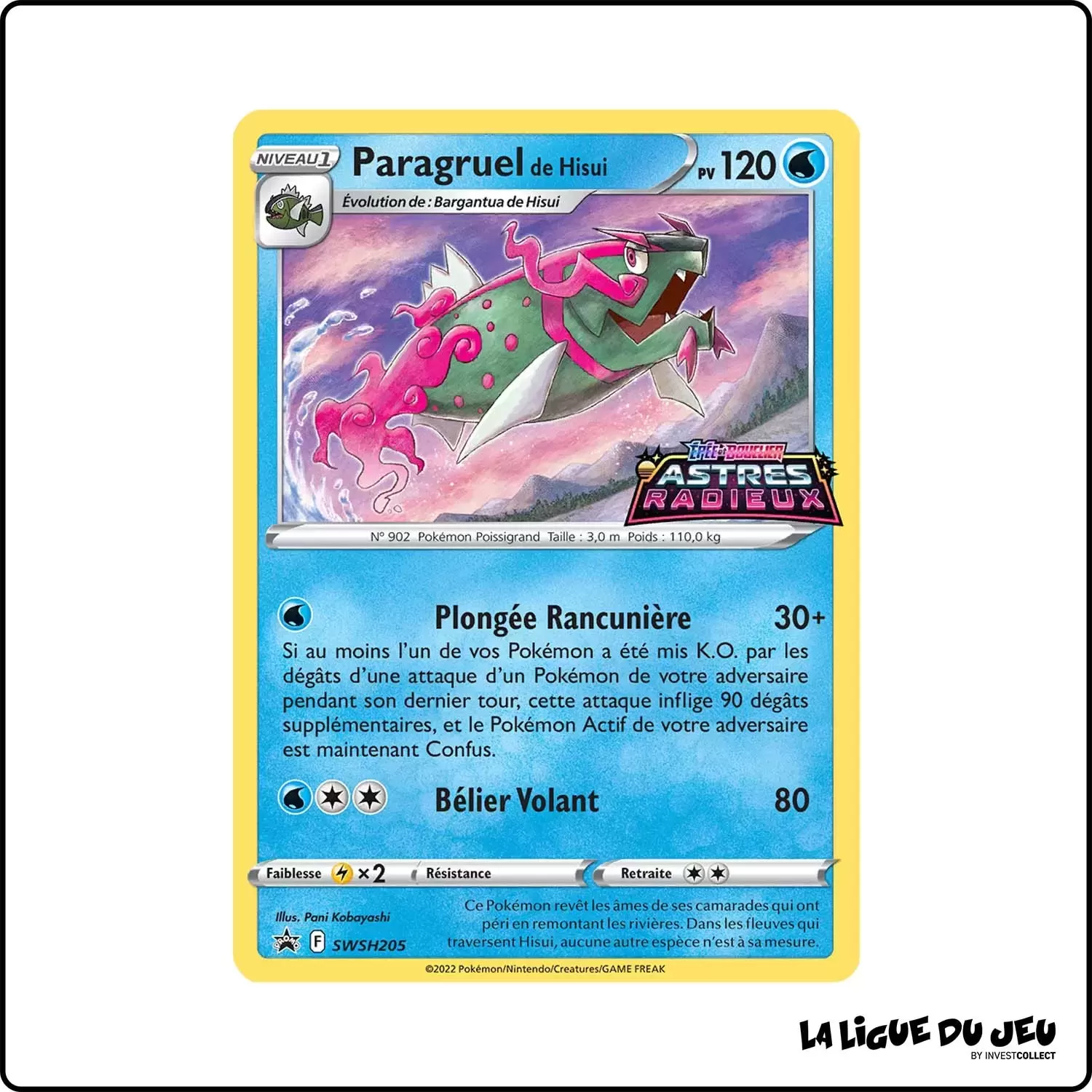 Promo - Pokemon - Épée et Bouclier Promo - Paragruel de Hisui SWSH205