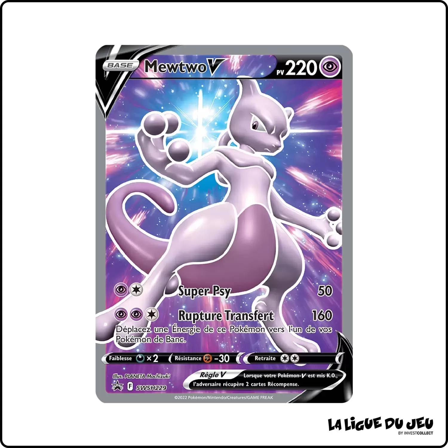 Promo - Pokemon - Épée et Bouclier Promo - Mewtwo-V SWSH229