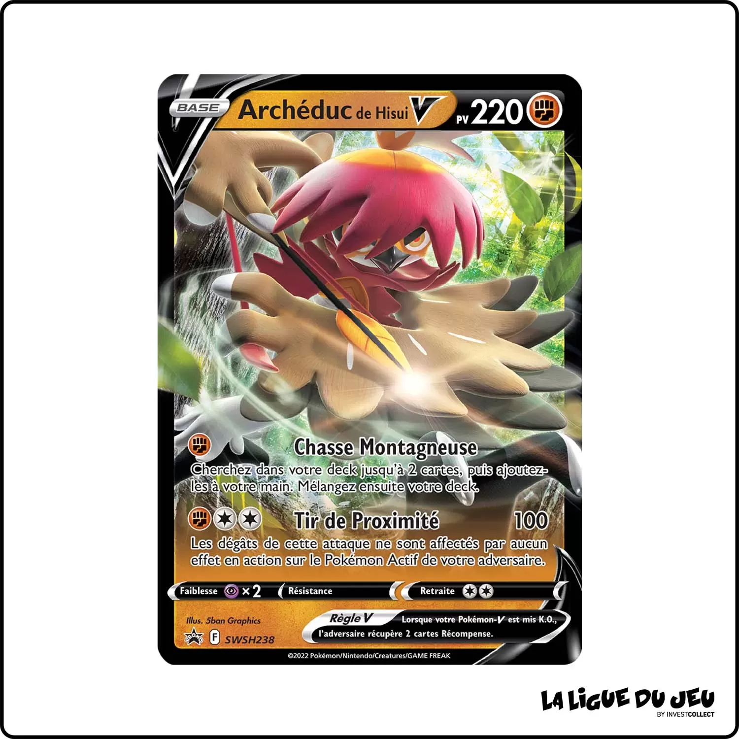 Promo - Pokemon - Épée et Bouclier Promo - Archéduc de Hisui-V SWSH238