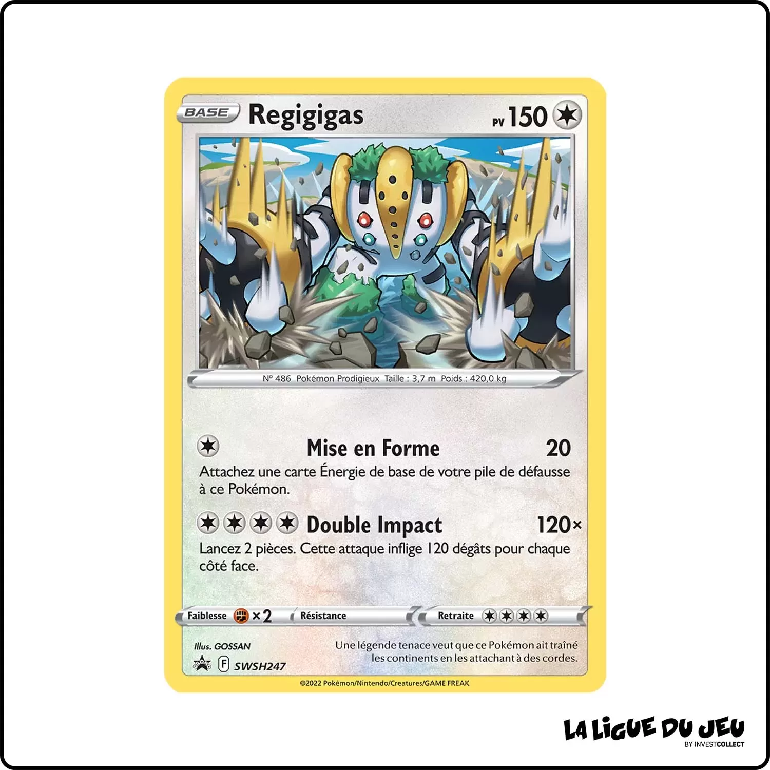 Promo - Pokemon - Épée et Bouclier Promo - Regigigas SWSH247