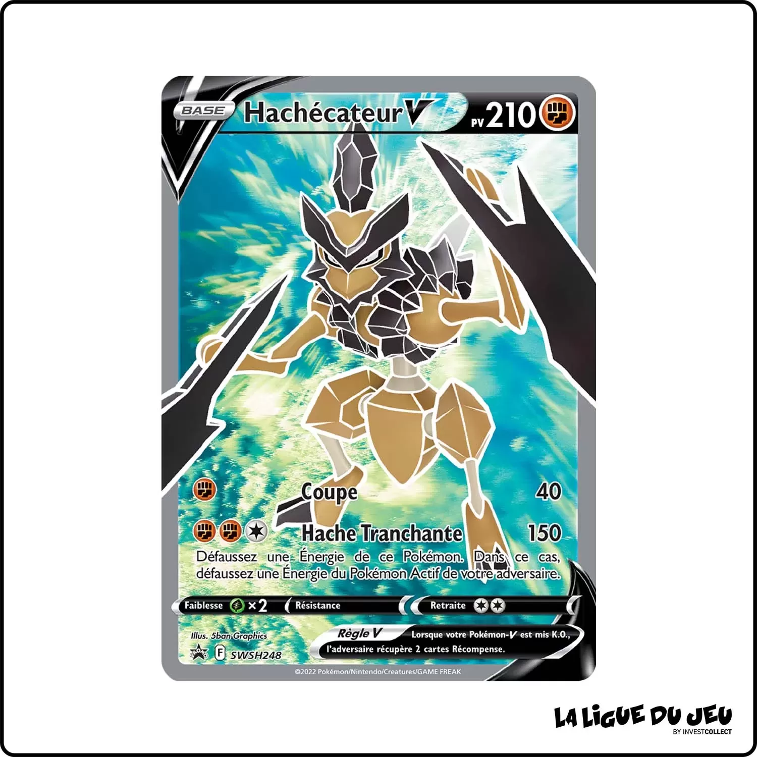 Promo - Pokemon - Épée et Bouclier Promo - Hachécateur-V SWSH248