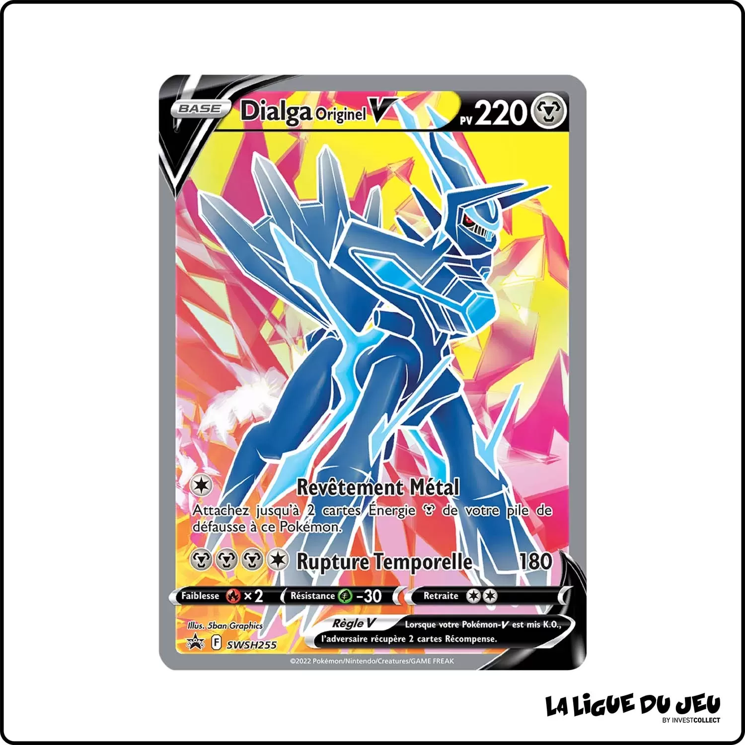 Promo - Pokemon - Épée et Bouclier Promo - Dialga Originel-V SWSH255