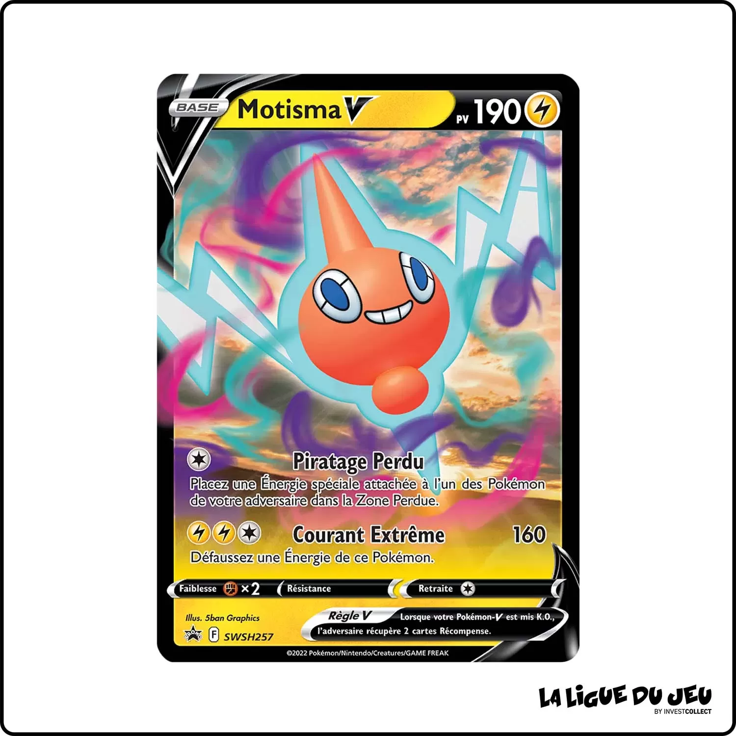 Promo - Pokemon - Épée et Bouclier Promo - Motisma-V SWSH257