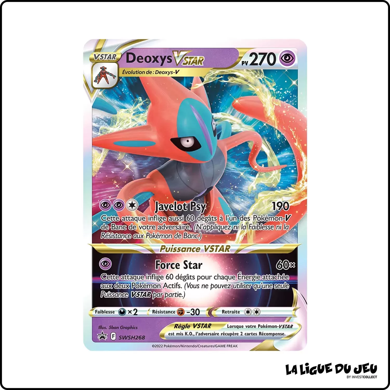 Promo - Pokemon - Épée et Bouclier Promo - Deoxys-VSTAR SWSH268