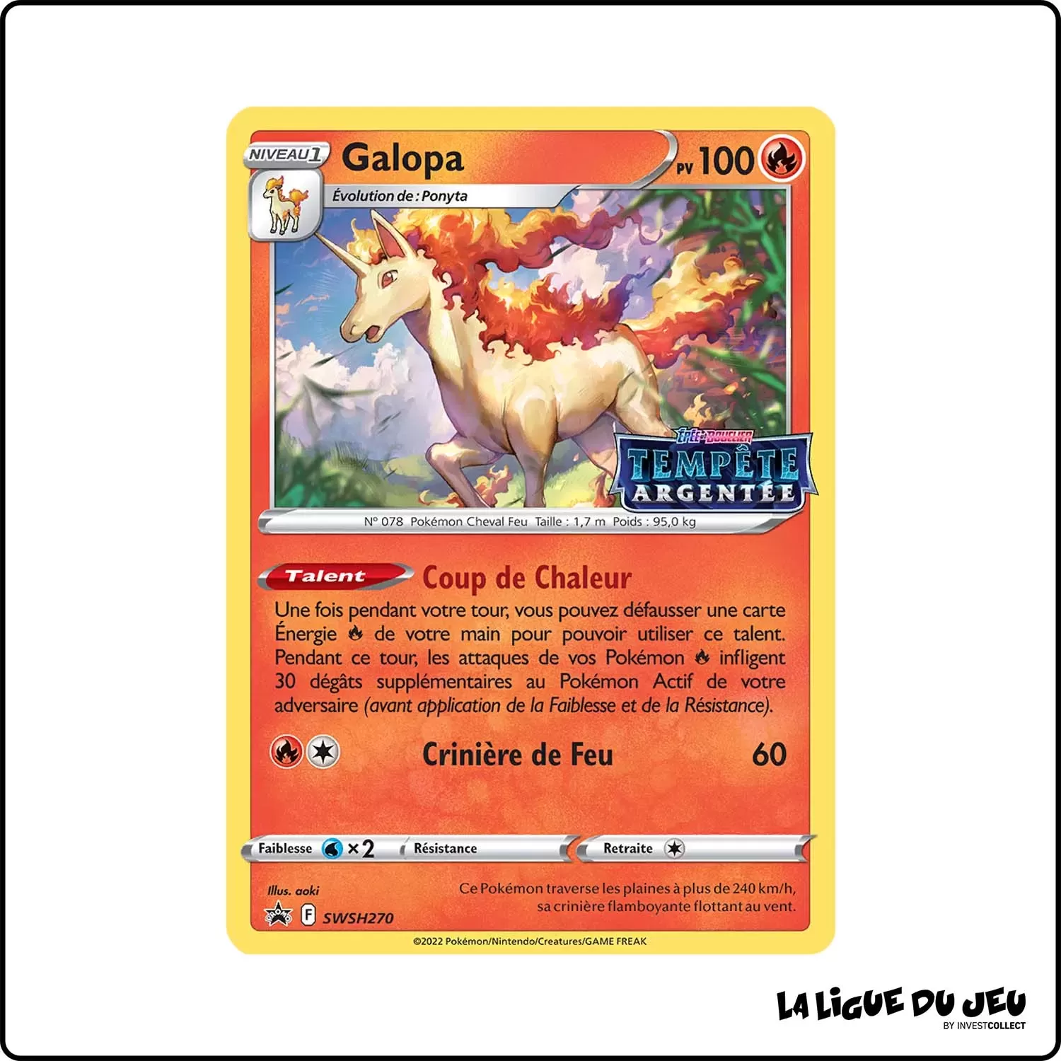 Promo - Pokemon - Épée et Bouclier Promo - Galopa SWSH270