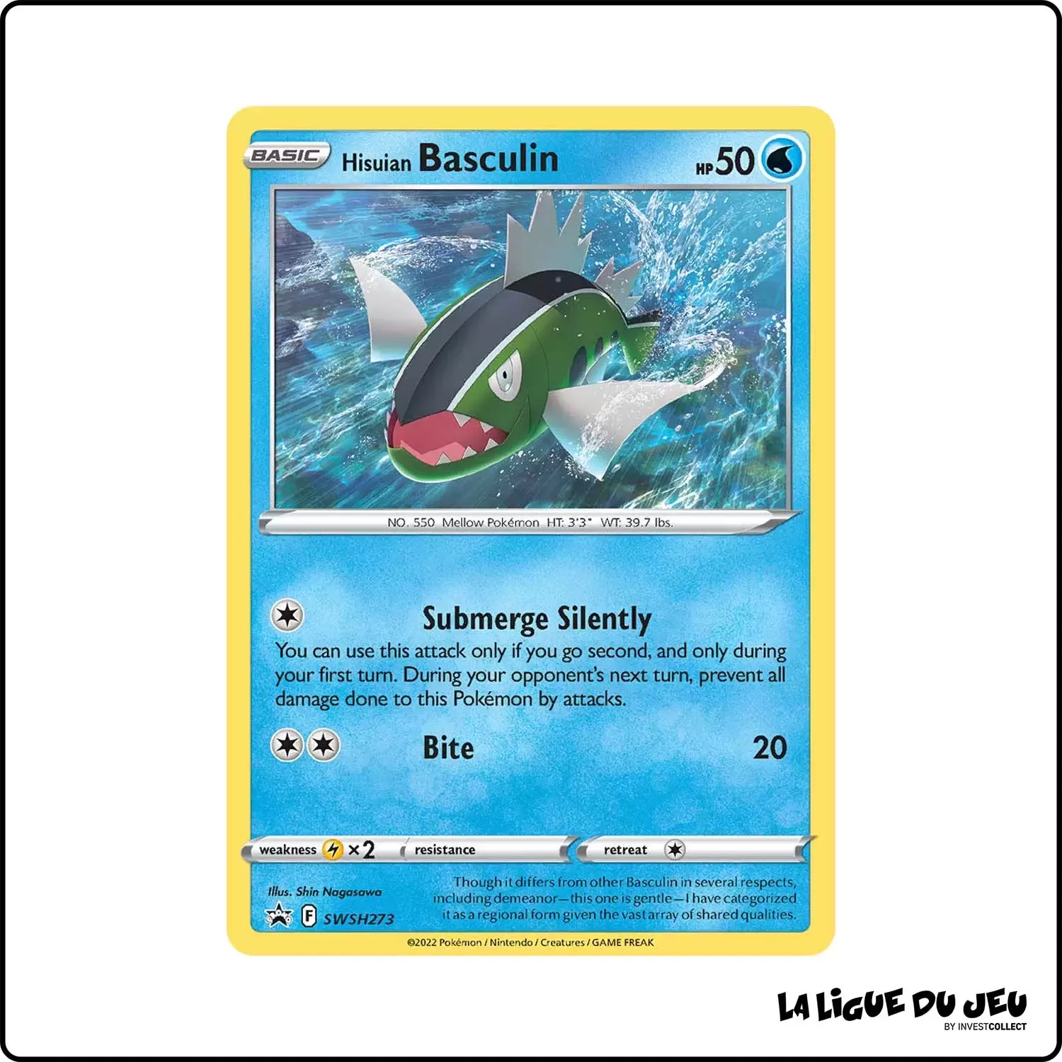 Promo - Pokemon - Épée et Bouclier Promo - Bargantua de Hisui SWSH273