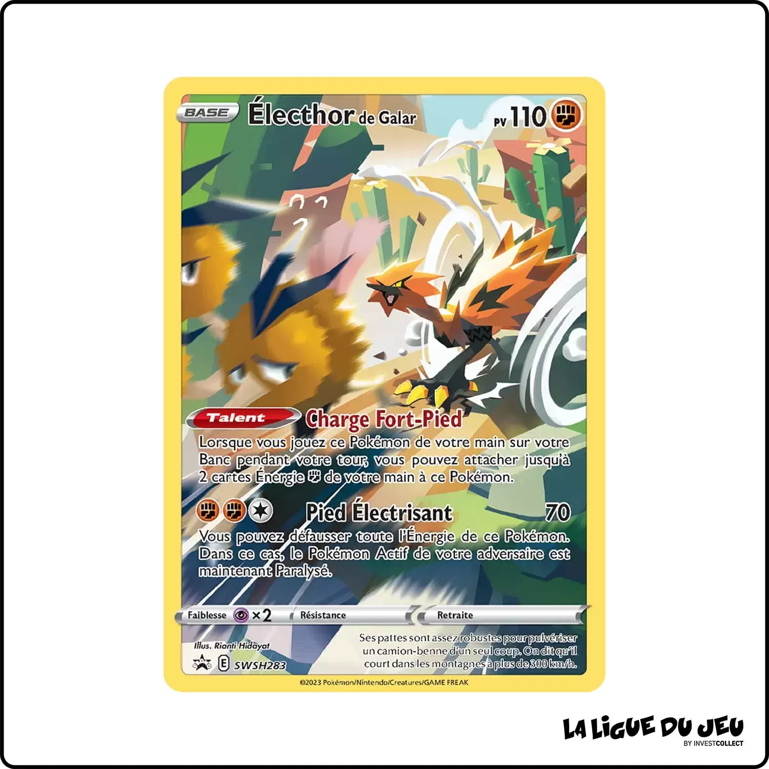 Promo - Pokemon - Épée et Bouclier Promo - Électhor de Galar SWSH283