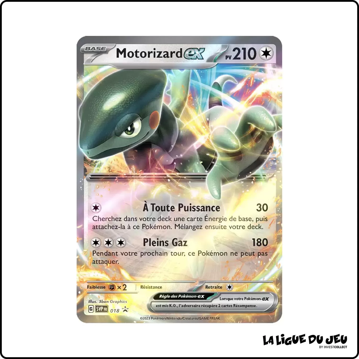 Promo - Pokemon - Écarlate et Violet Promo - Motorizard-ex SV018