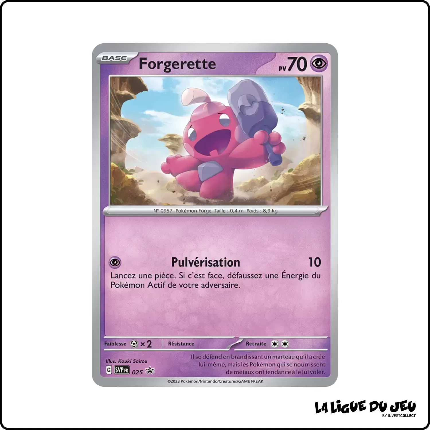 Promo - Pokemon - Écarlate et Violet Promo - Forgerette SV025