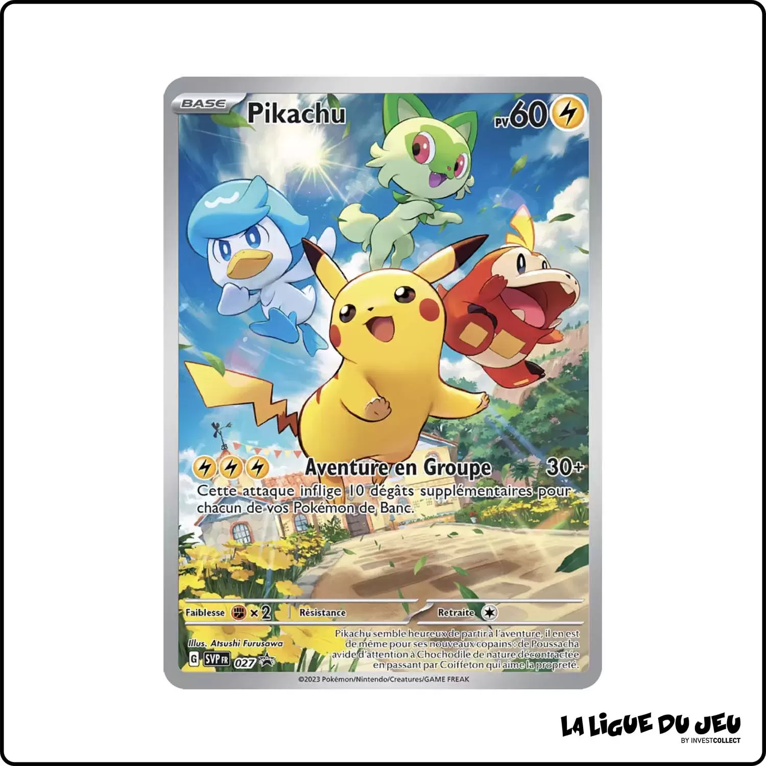 Promo - Pokemon - Écarlate et Violet Promo - Pikachu SV027