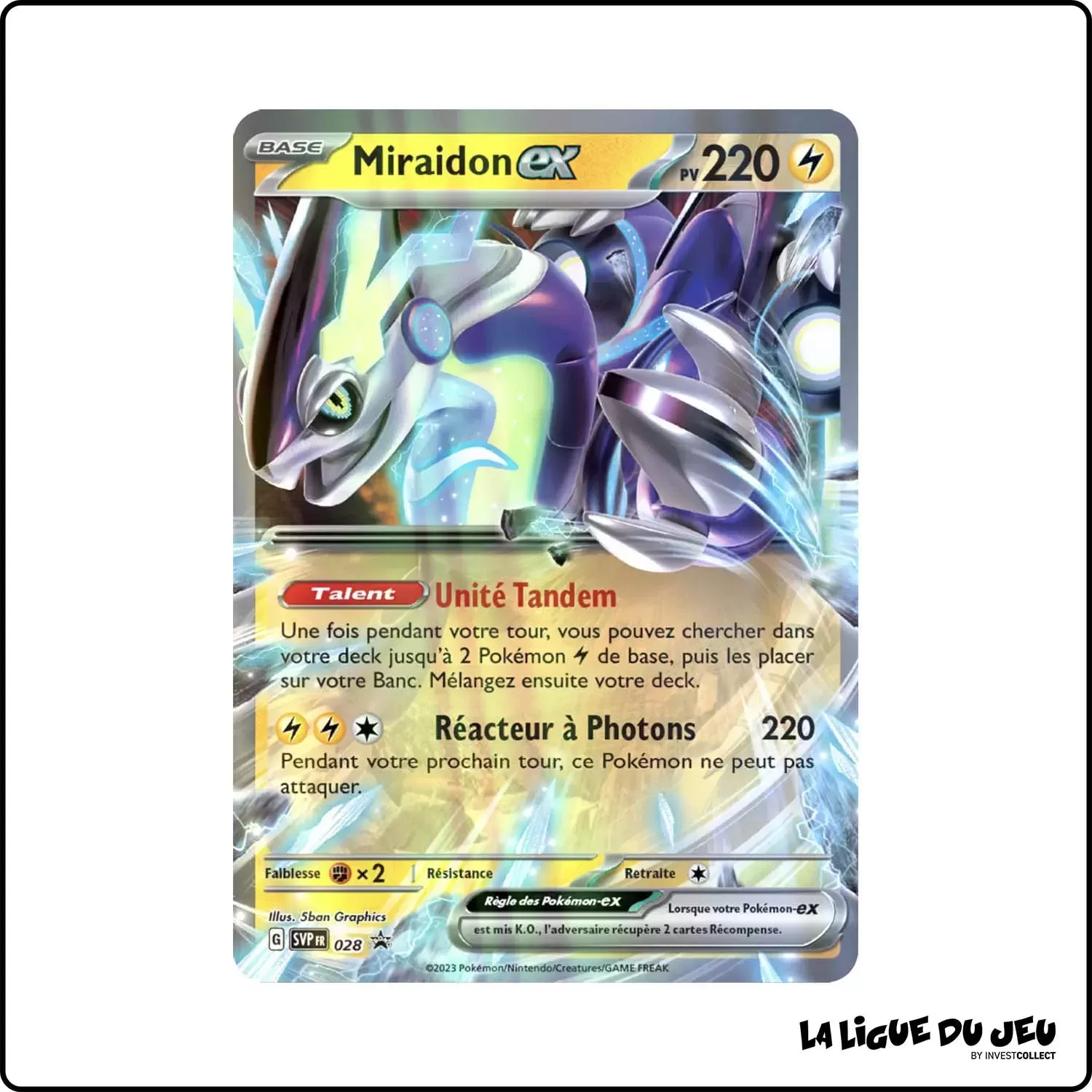 Promo - Pokemon - Écarlate et Violet Promo - Miraidon-ex SV028