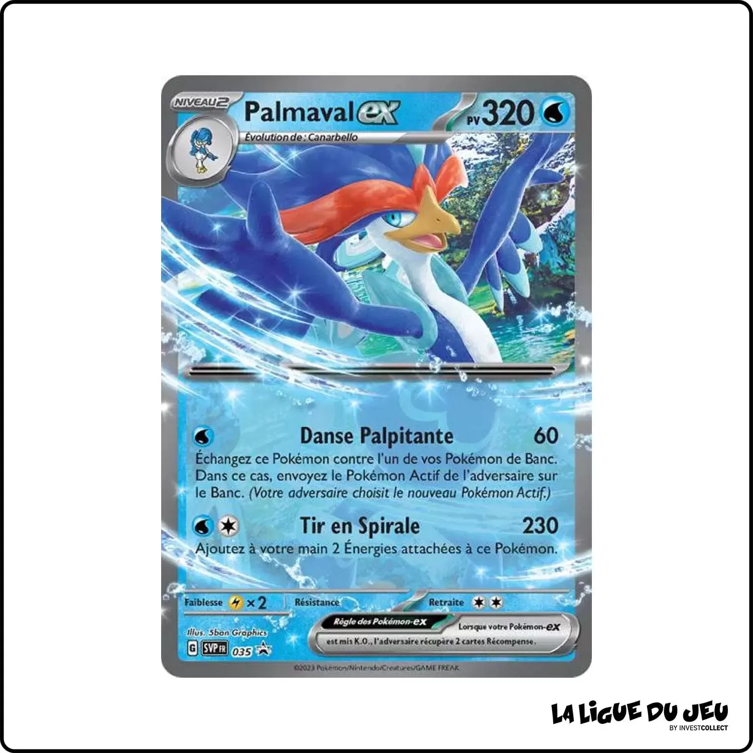 Promo - Pokemon - Écarlate et Violet Promo - Palmaval-ex SV035