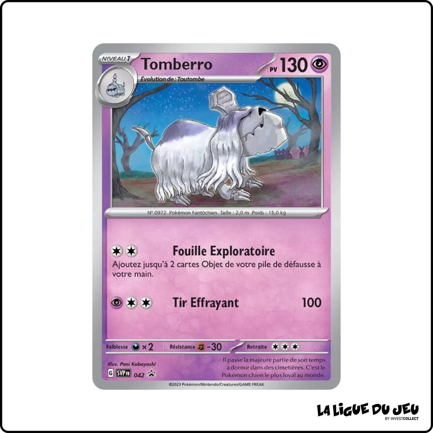 Promo - Pokemon - Écarlate et Violet Promo - Tomberro SV042