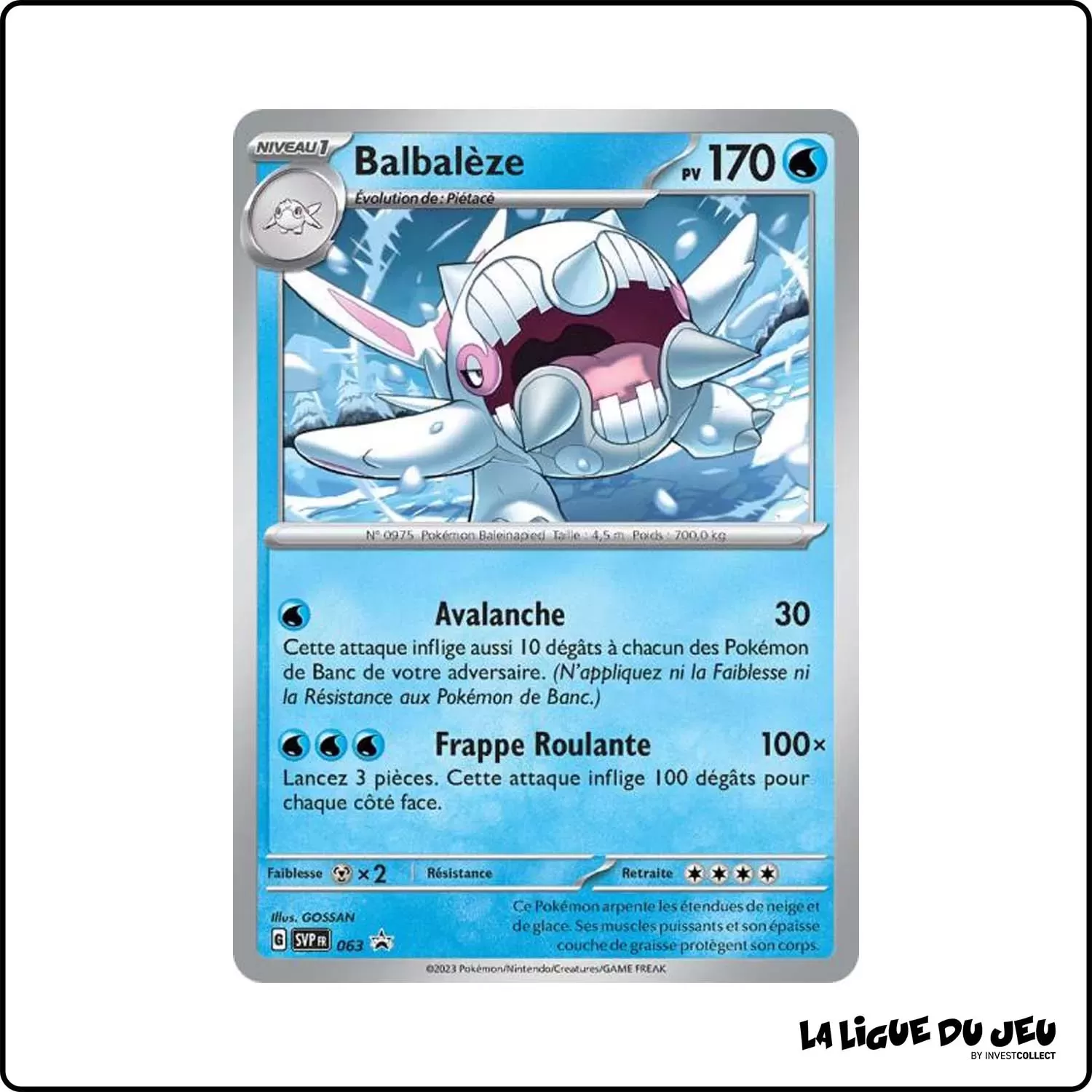 Promo - Pokemon - Écarlate et Violet Promo - Balbalèze SV063