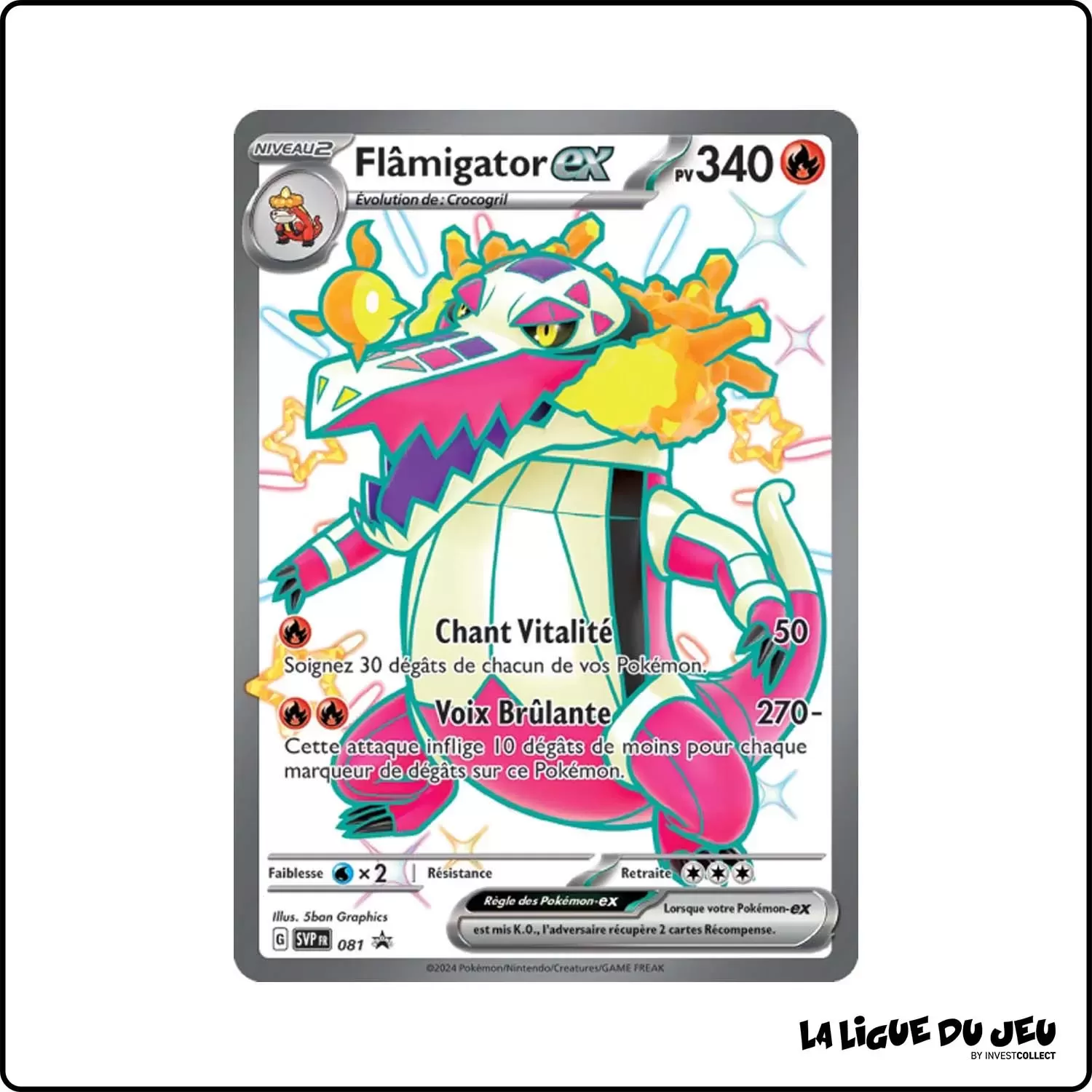 Promo - Pokemon - Écarlate et Violet Promo - Flâmigator-ex SV081