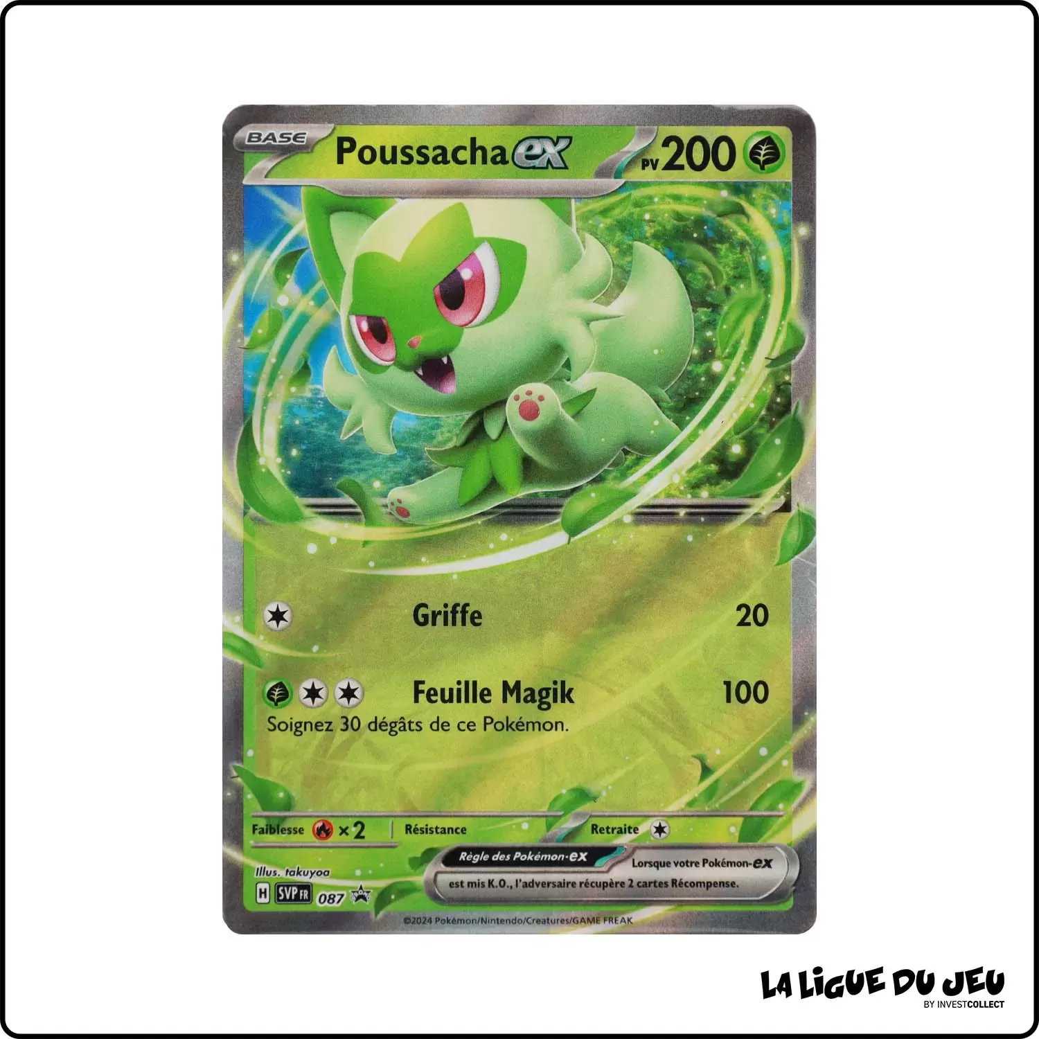 Promo - Pokemon - Écarlate et Violet Promo - Poussacha-ex SV087