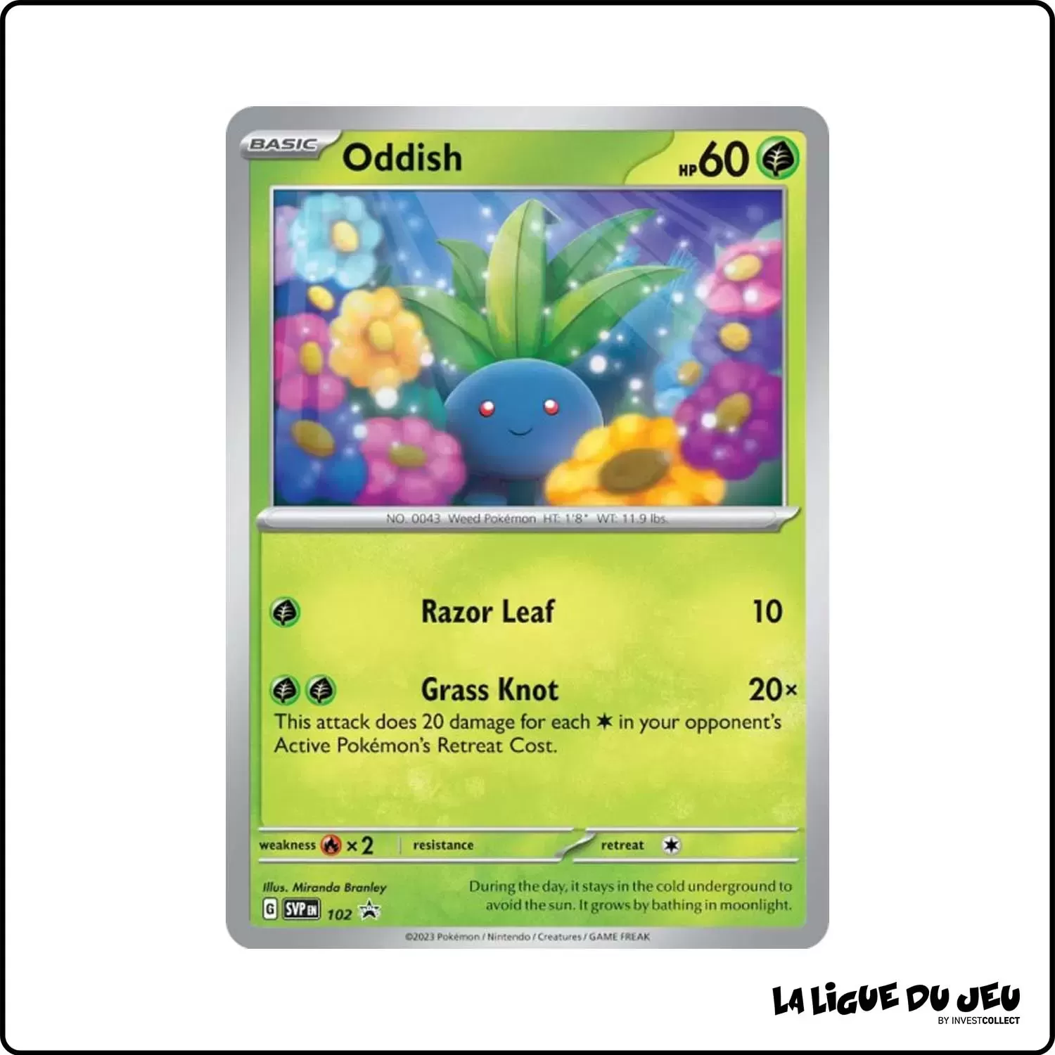 Promo - Pokemon - Écarlate et Violet Promo - Oddish SV102