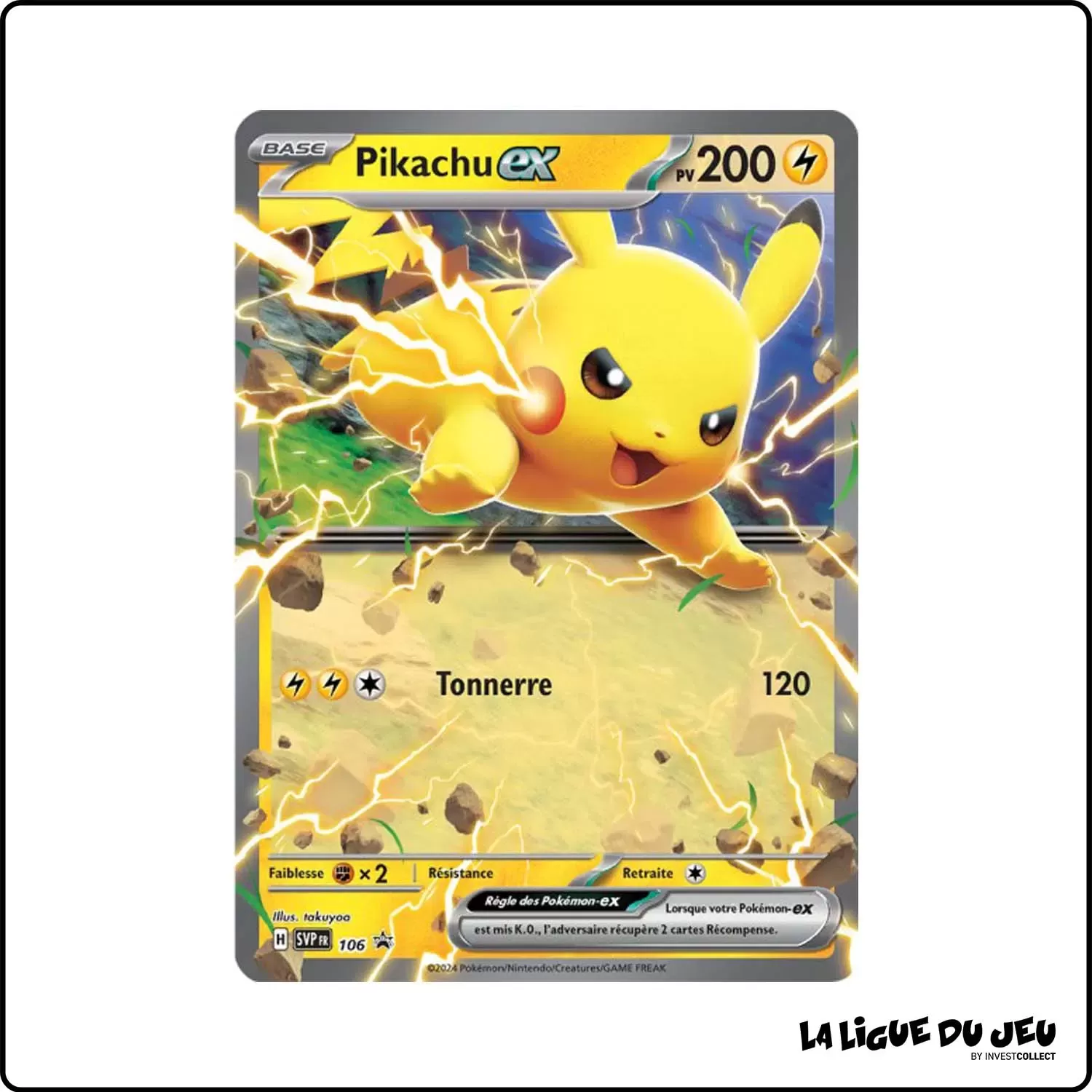 Promo - Pokemon - Écarlate et Violet Promo - Pikachu-ex SV106