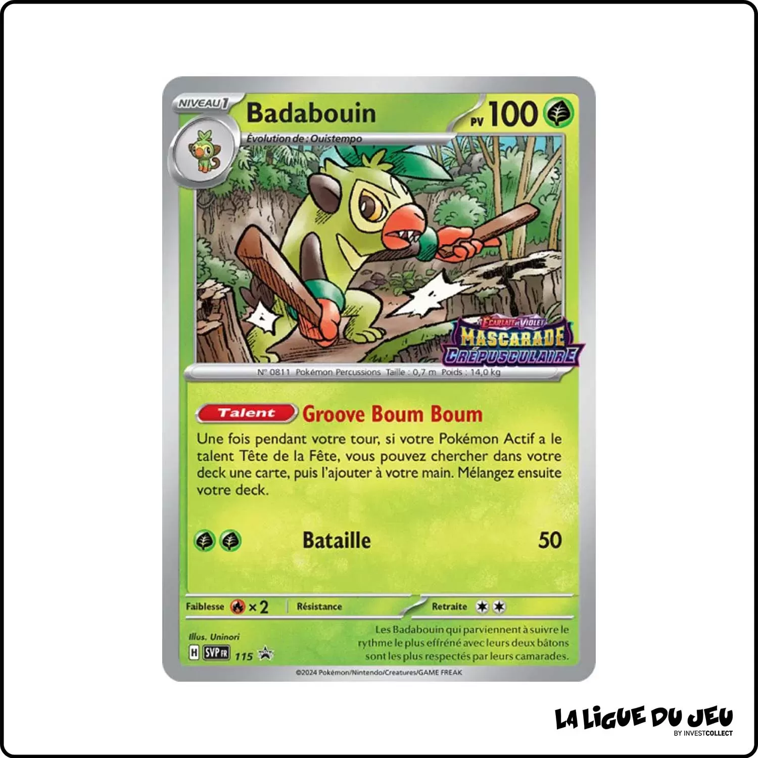 Promo - Pokemon - Écarlate et Violet Promo - Badabouin SV115