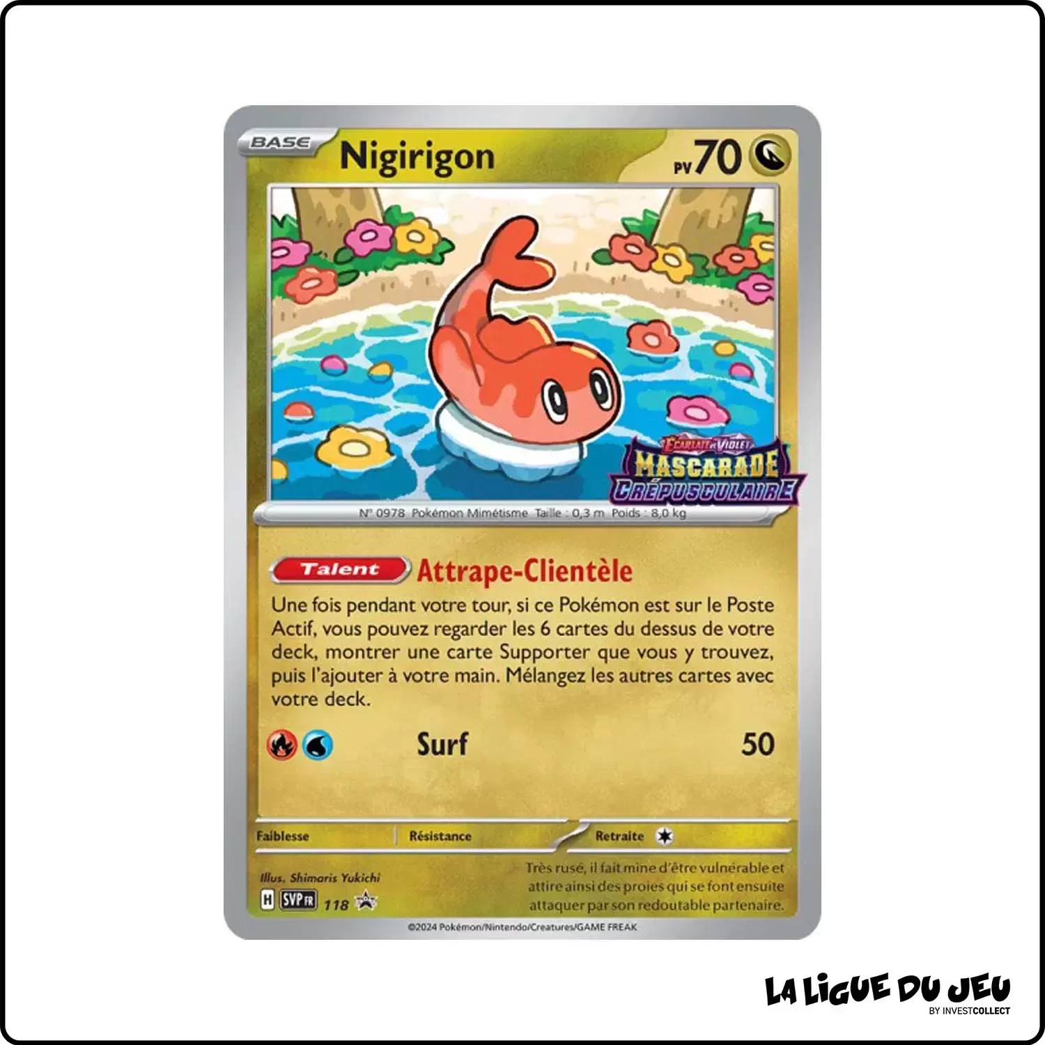 Promo - Pokemon - Écarlate et Violet Promo - Nigirigon SV118