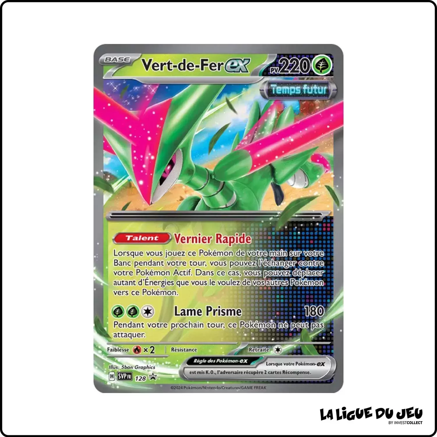 Promo - Pokemon - Écarlate et Violet Promo - Vert-de-Fer-ex SV128