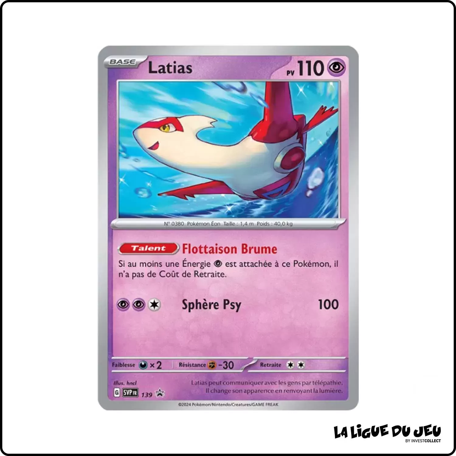 Promo - Pokemon - Écarlate et Violet Promo - Latias SV139