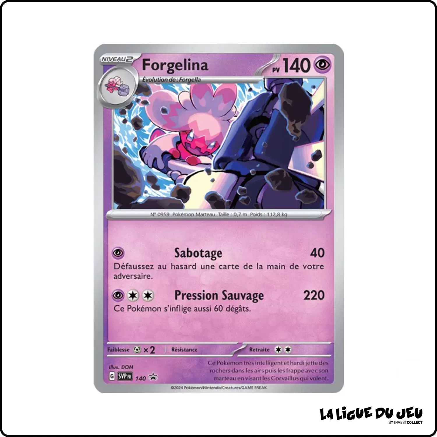 Promo - Pokemon - Écarlate et Violet Promo - Forgelina SV140