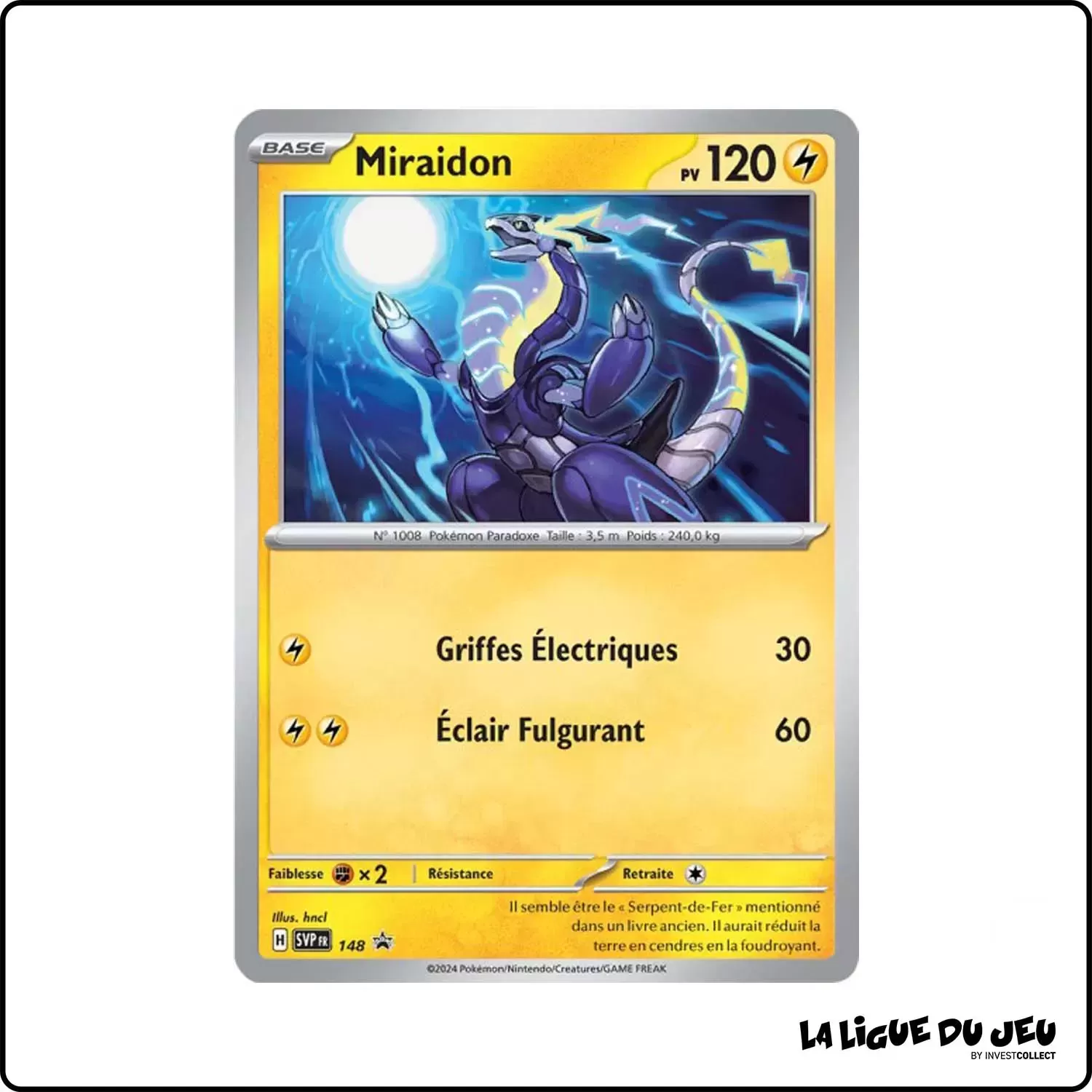 Promo - Pokemon - Écarlate et Violet Promo - Miraidon SV148