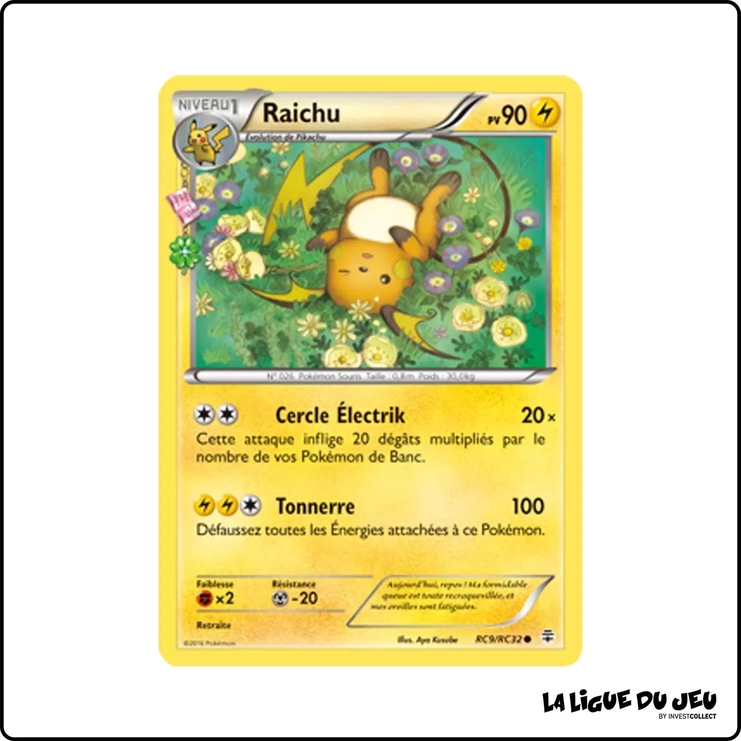 Commune - Pokemon - Générations - Raichu RC9/RC32 Pokemon Company - 1