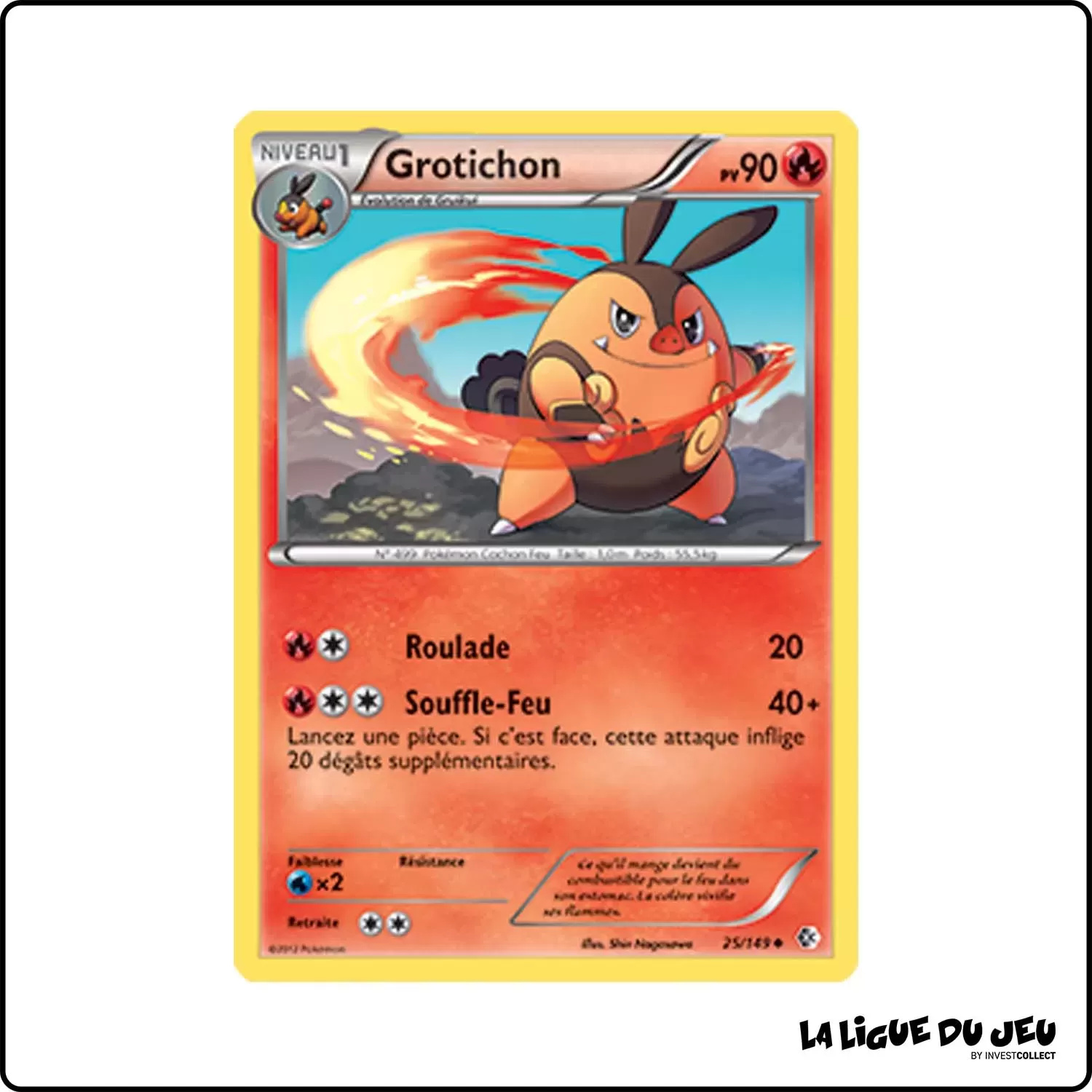 Peu commune - Pokemon - Frontières Franchies - Grotichon 25/149 Pokemon Company - 1