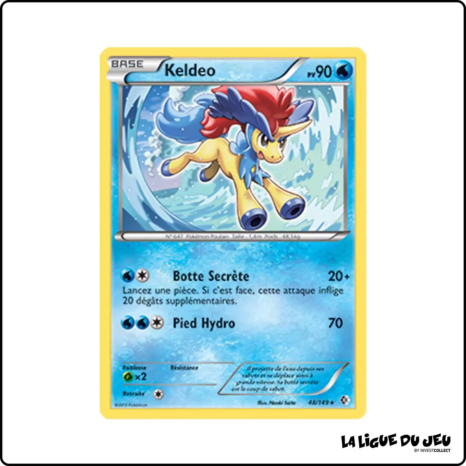 Rare - Pokemon - Frontières Franchies - Keldeo 48/149 Pokemon Company - 1