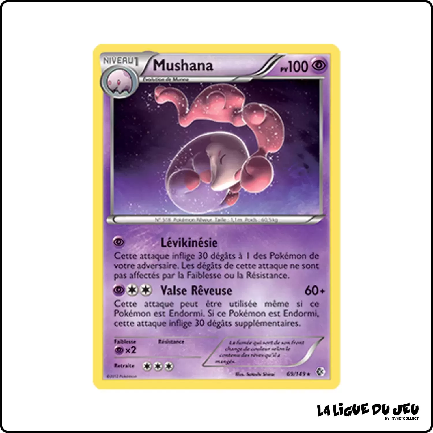 Rare - Pokemon - Frontières Franchies - Mushana 69/149 Pokemon Company - 1