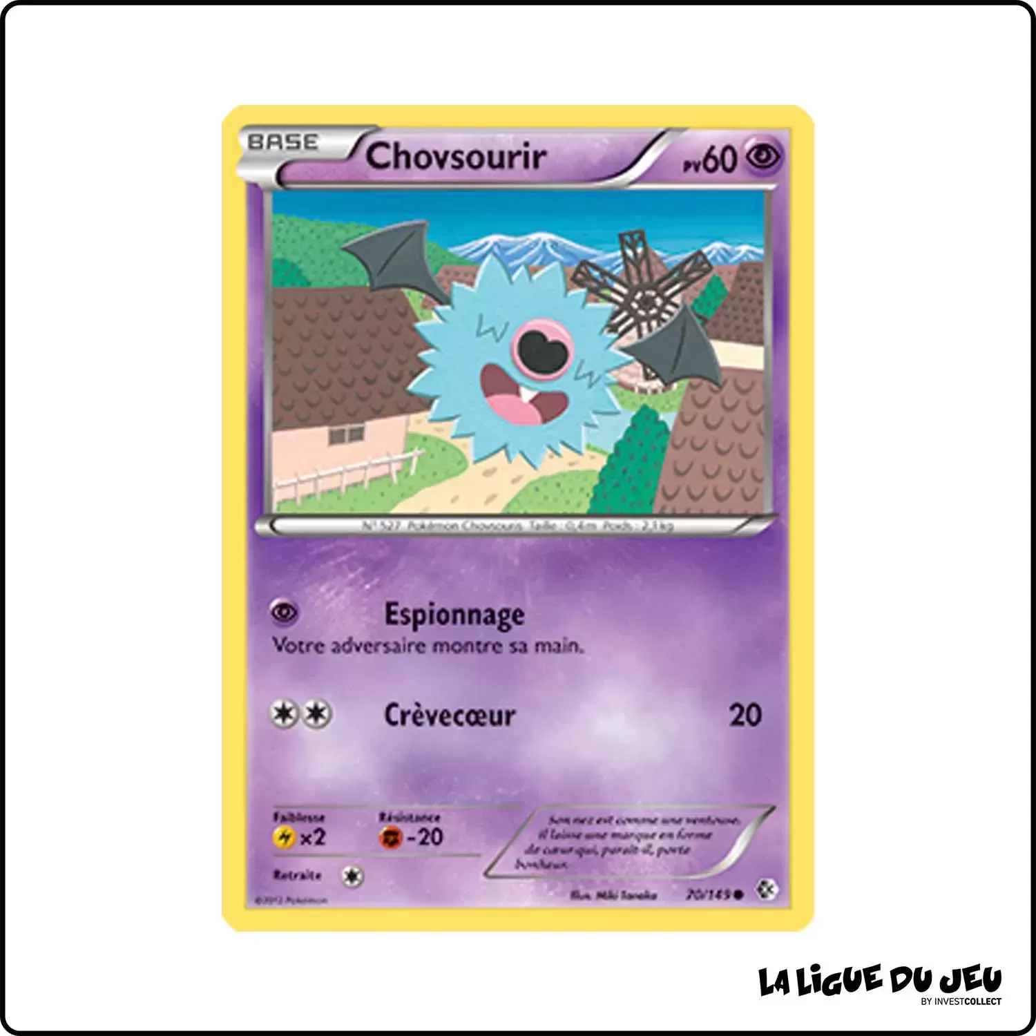 Commune - Pokemon - Frontières Franchies - Chovsourir 70/149 Pokemon Company - 1