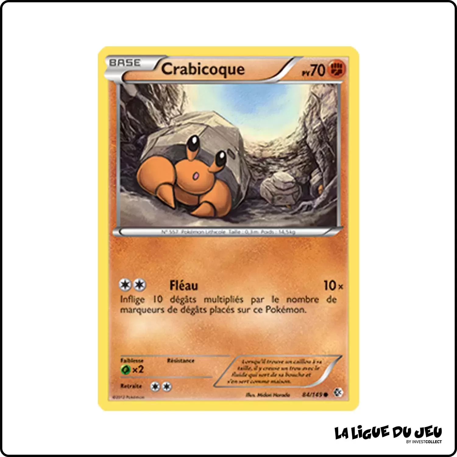 Commune - Pokemon - Frontières Franchies - Crabicoque 84/149 Pokemon Company - 1