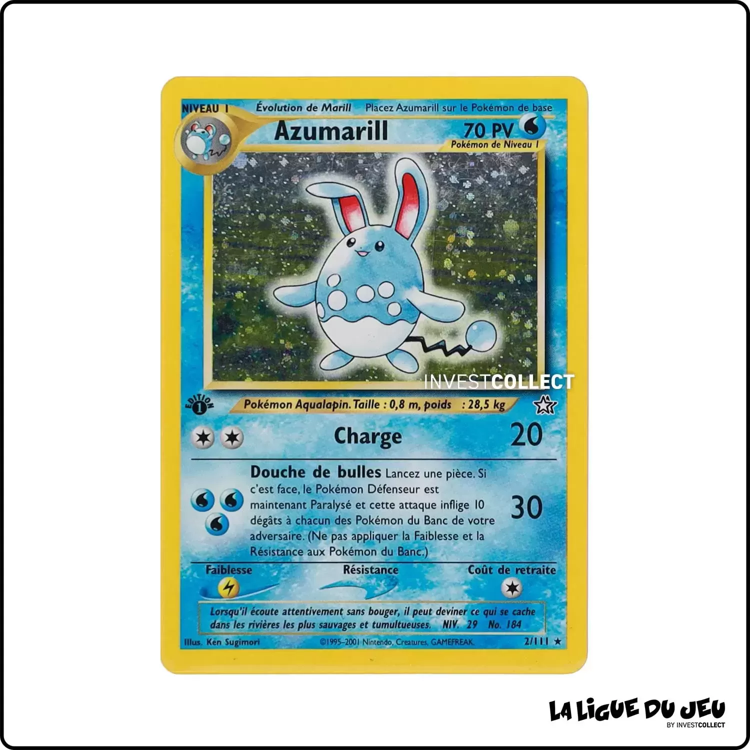 Holo - Pokemon - Neo Genesis - Azumarill 2/111 Wizards - 1