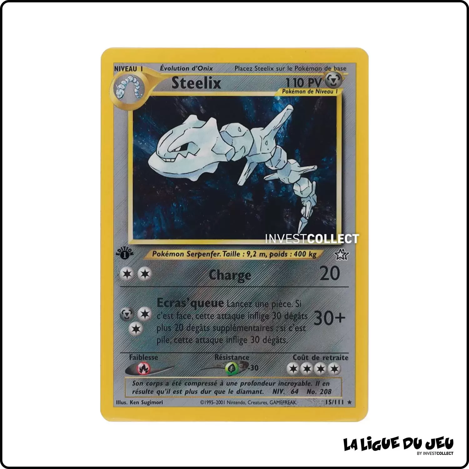 Holo - Pokemon - Neo Genesis - Steelix 15/111 Wizards - 1