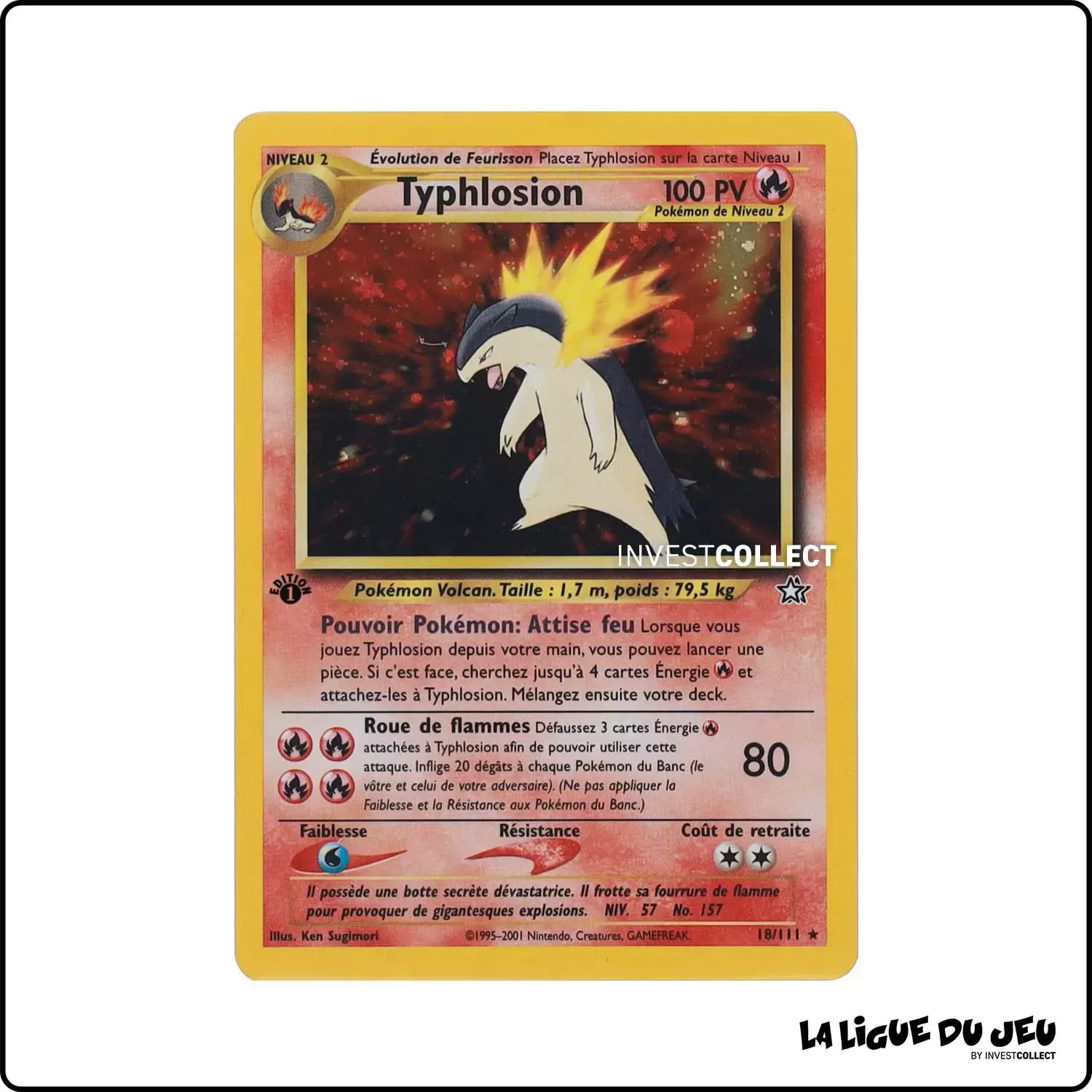 Holo - Pokemon - Neo Genesis - Typhlosion 18/111 Wizards - 1