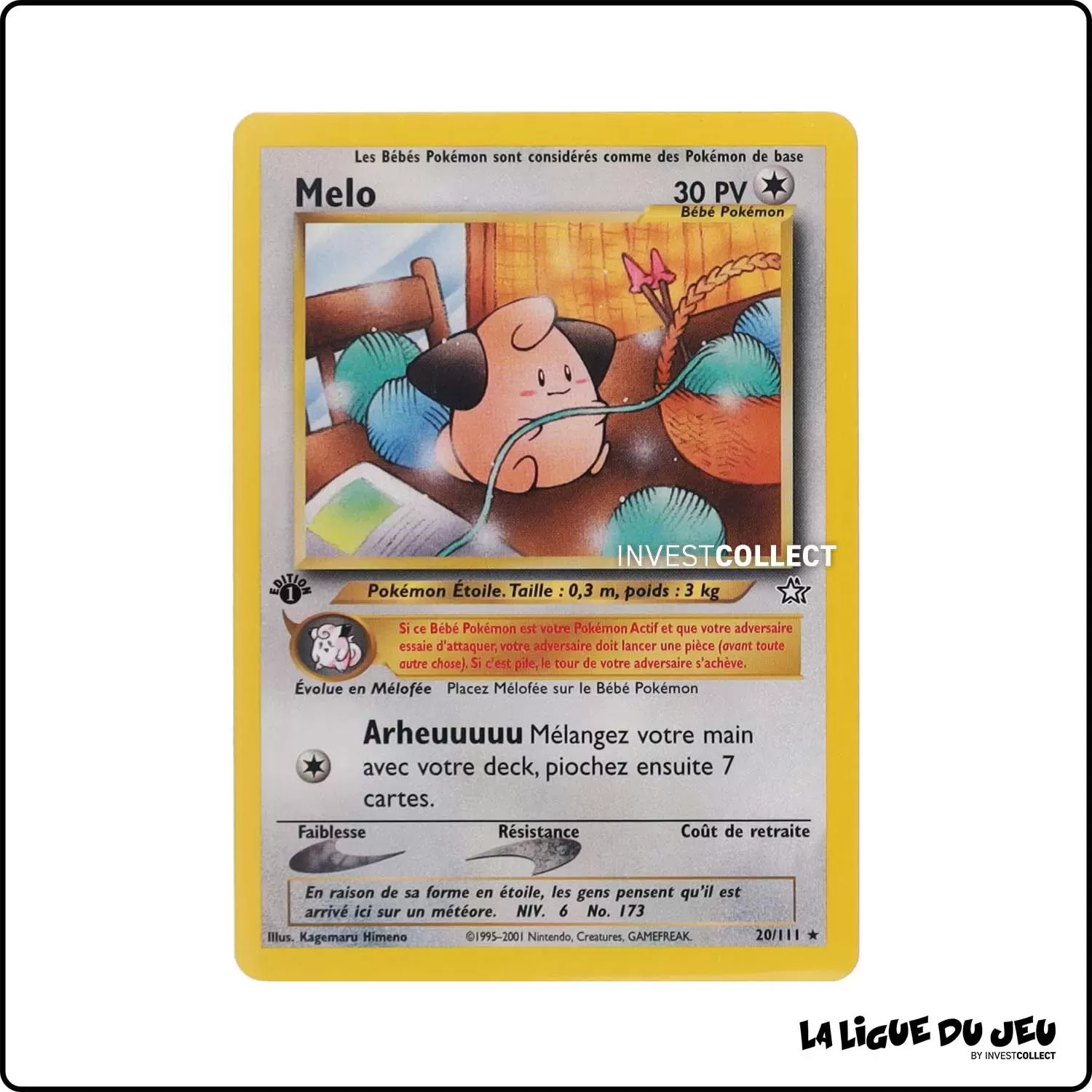 Rare - Pokemon - Neo Genesis - Melo 20/111 Wizards - 1