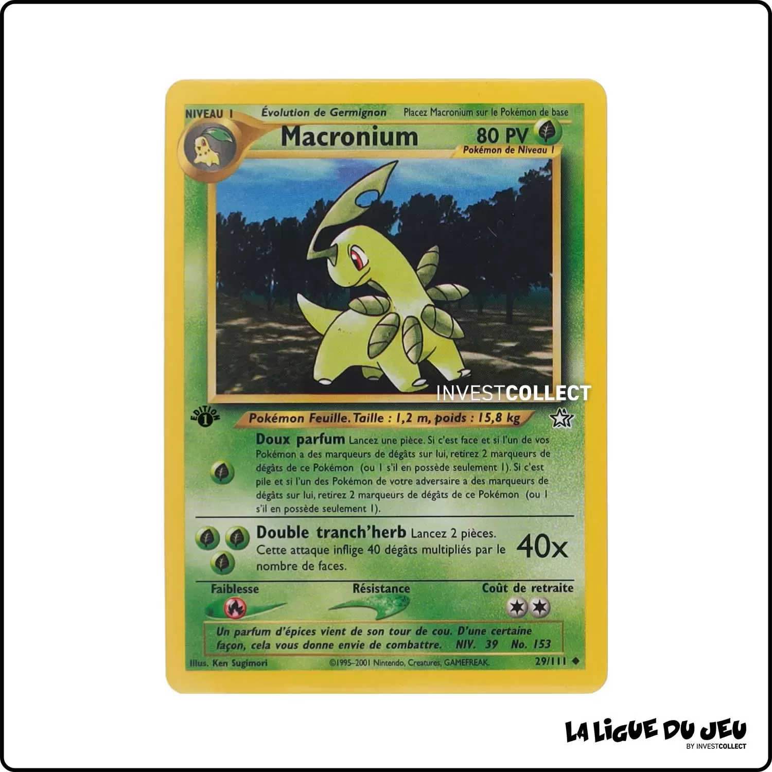 Peu commune - Pokemon - Neo Genesis - Macronium 29/111 Wizards - 1