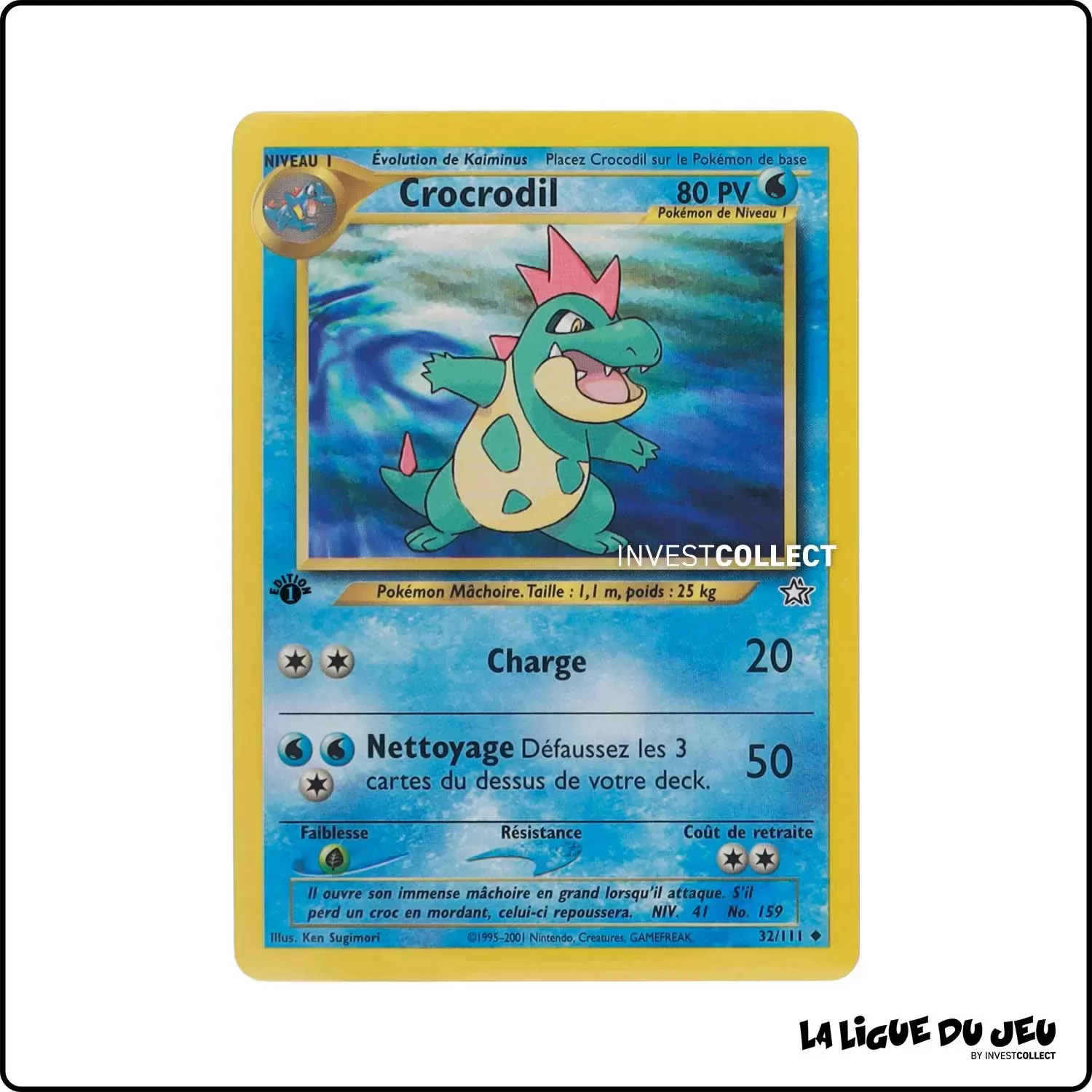 Peu commune - Pokemon - Neo Genesis - Crocrodil 32/111 Wizards - 1