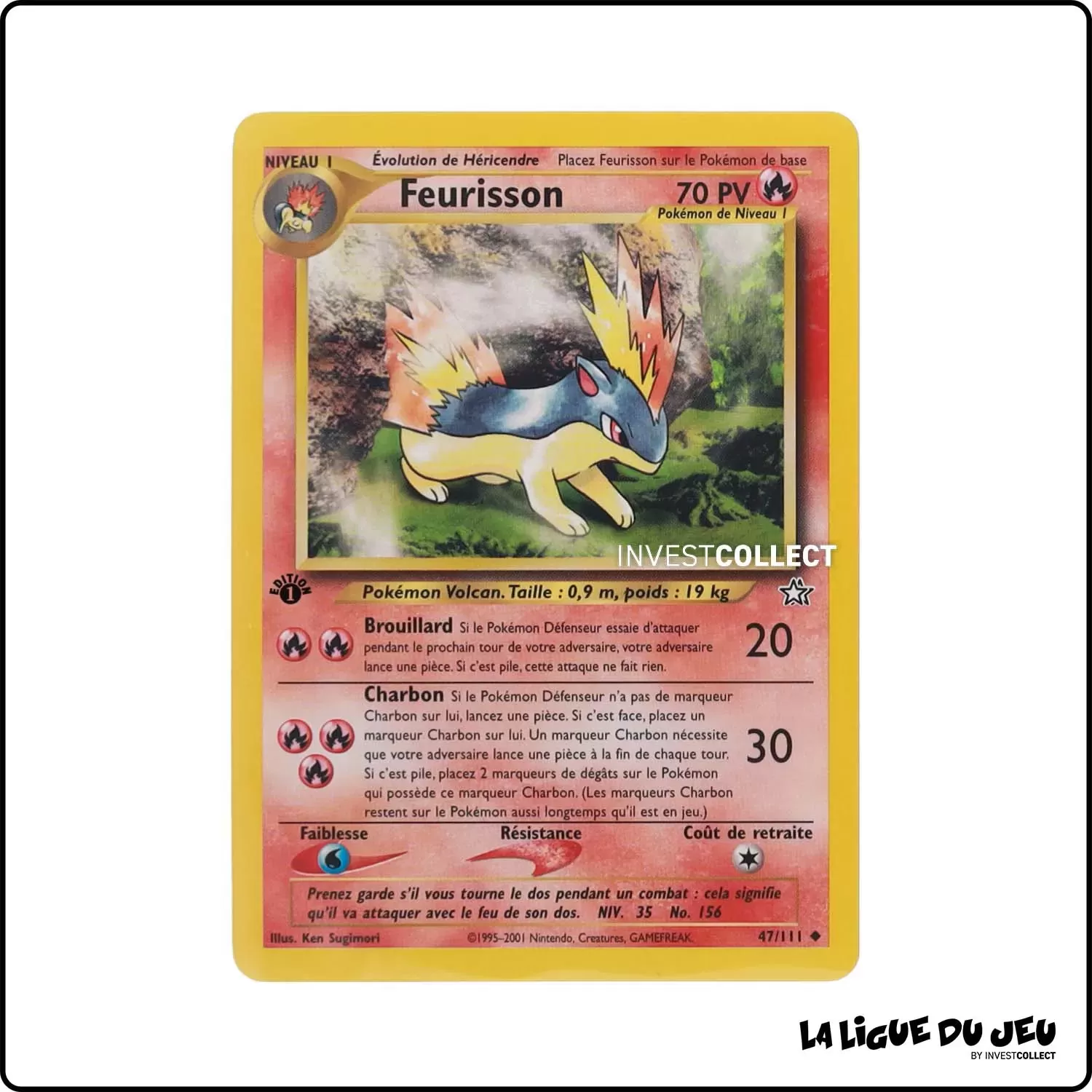 Peu commune - Pokemon - Neo Genesis - Feurisson 47/111 Wizards - 1